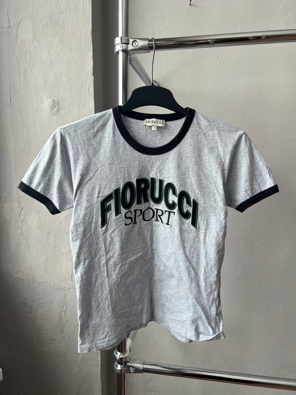 Fiorucci FIORUCCI SPORT GRAY WOMEN BIG LOGO CLASSIC TOP T SHIRT SZ XS Size XS / US 0-2 / IT 36-38 - 2 Thumbnail