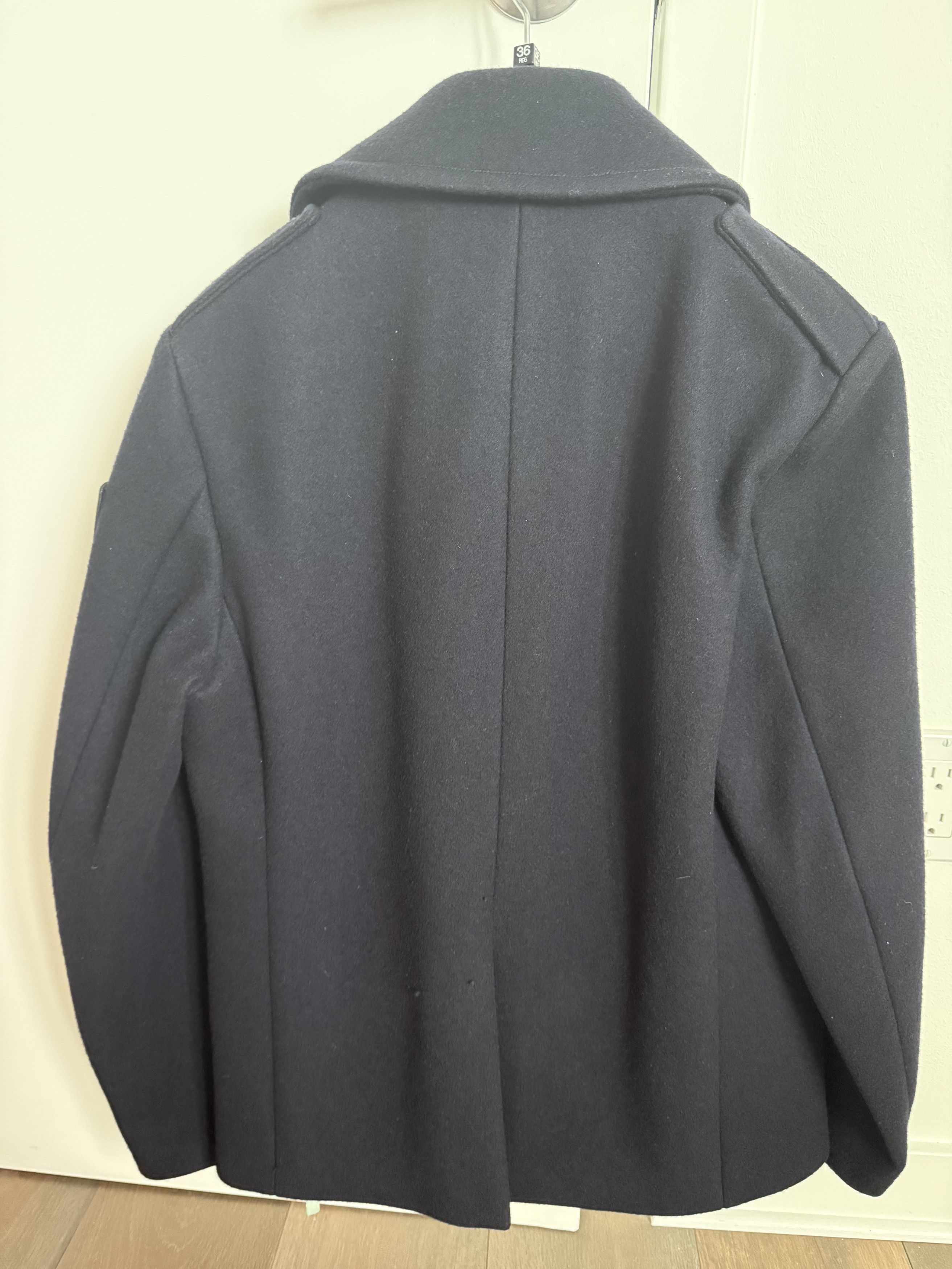Off-White × Virgil Abloh Off-White Virgil Abloh Wool Peacoat Size US L / EU 52-54 / 3 - 3 Thumbnail