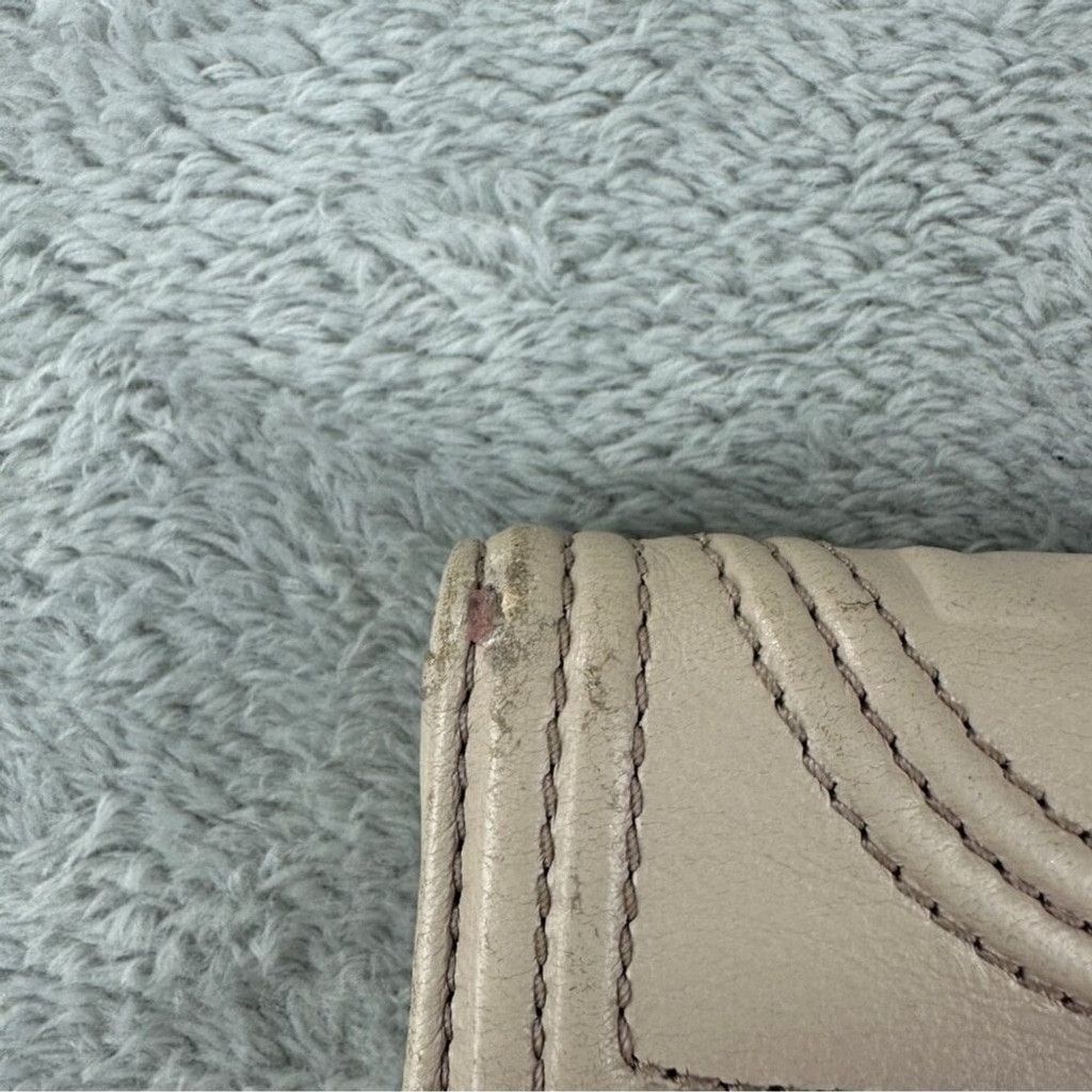 Tory Burch Tory Burch Mini Flap Wallet Leather Bedrock Cream Size ONE SIZE - 6 Thumbnail