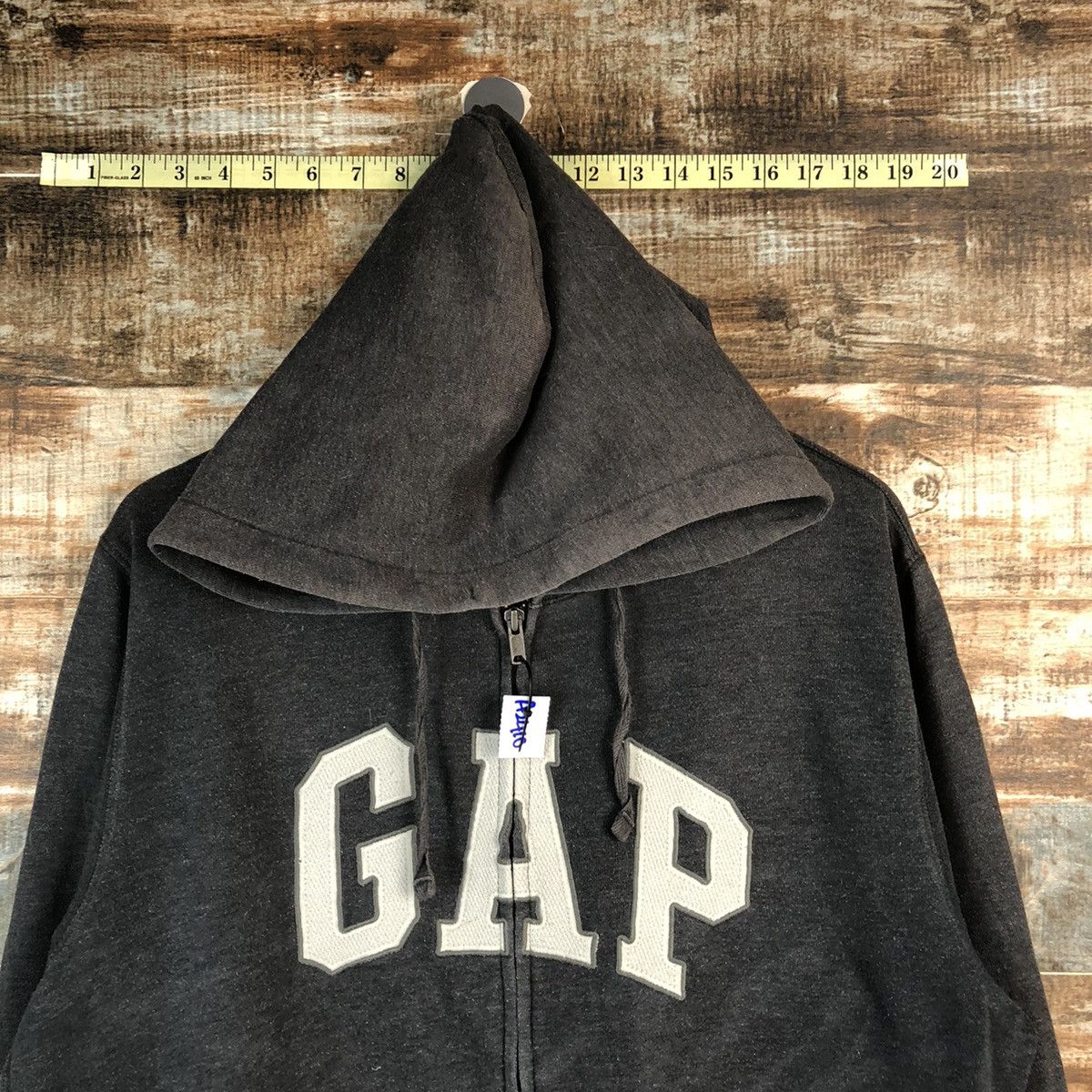 Gap Gap vintage faded Grey sweater Hoodie #A2410 Size US L / EU 52-54 / 3 - 4 Thumbnail
