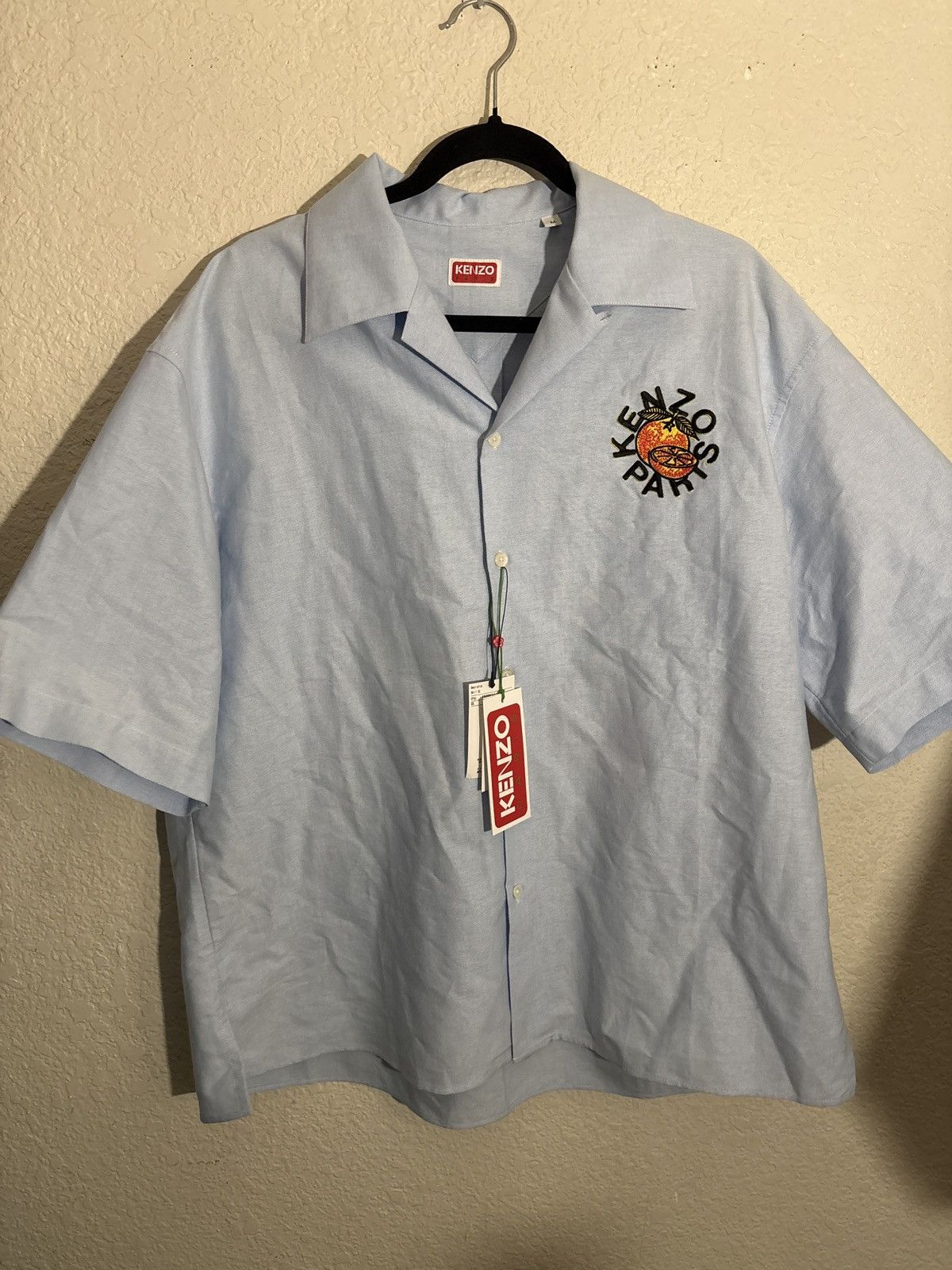 Kenzo Kenzo Orange Hawaiian Shirt Size US M / EU 48-50 / 2 - 1 Thumbnail