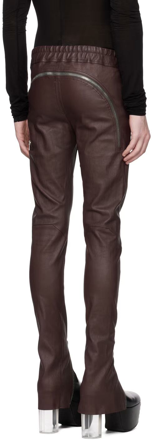 Rick Owens Rick Owens Gary Leather Pants Size US 33 - 3 Thumbnail