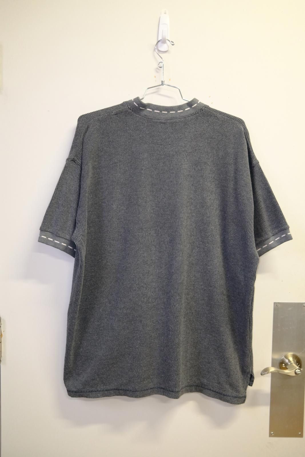 Nike 00's Nike Ribbed Quarter-Zip T-Shirt Size L / US 10 / IT 46 - 2 Thumbnail