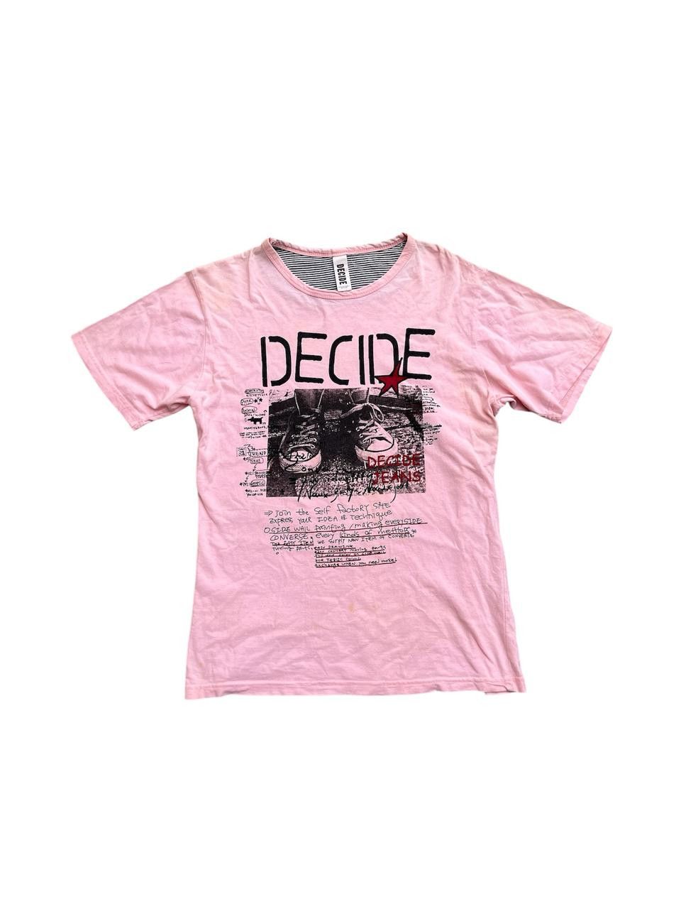 Hysteric Glamour Japanese Y2K Decide Poem Tee Size US S / EU 44-46 / 1 - 1 Thumbnail