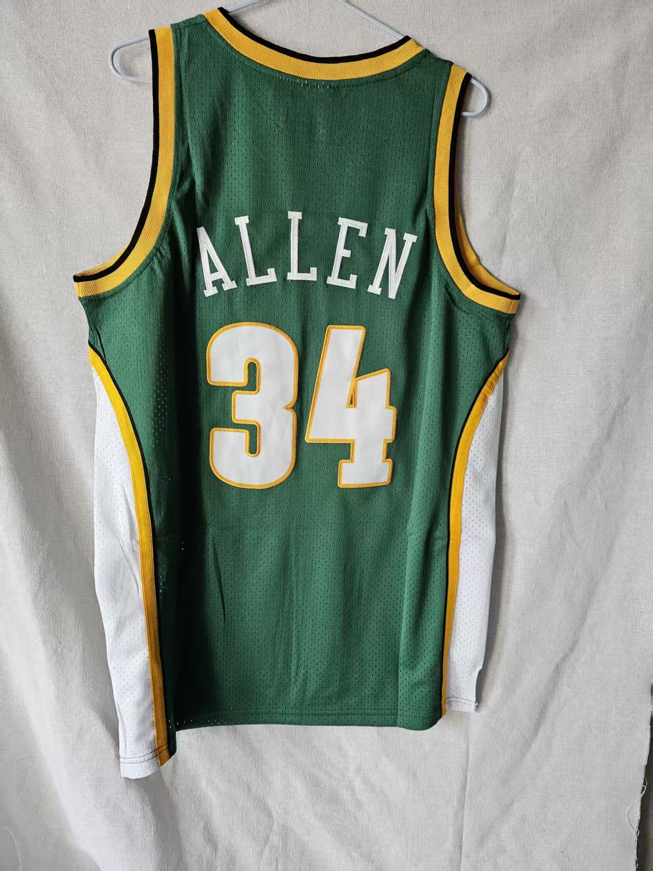 NBA Seattle Supersonics 34 Ray Allen Jersey Stitched Green L Size US L / EU 52-54 / 3 - 1 Thumbnail