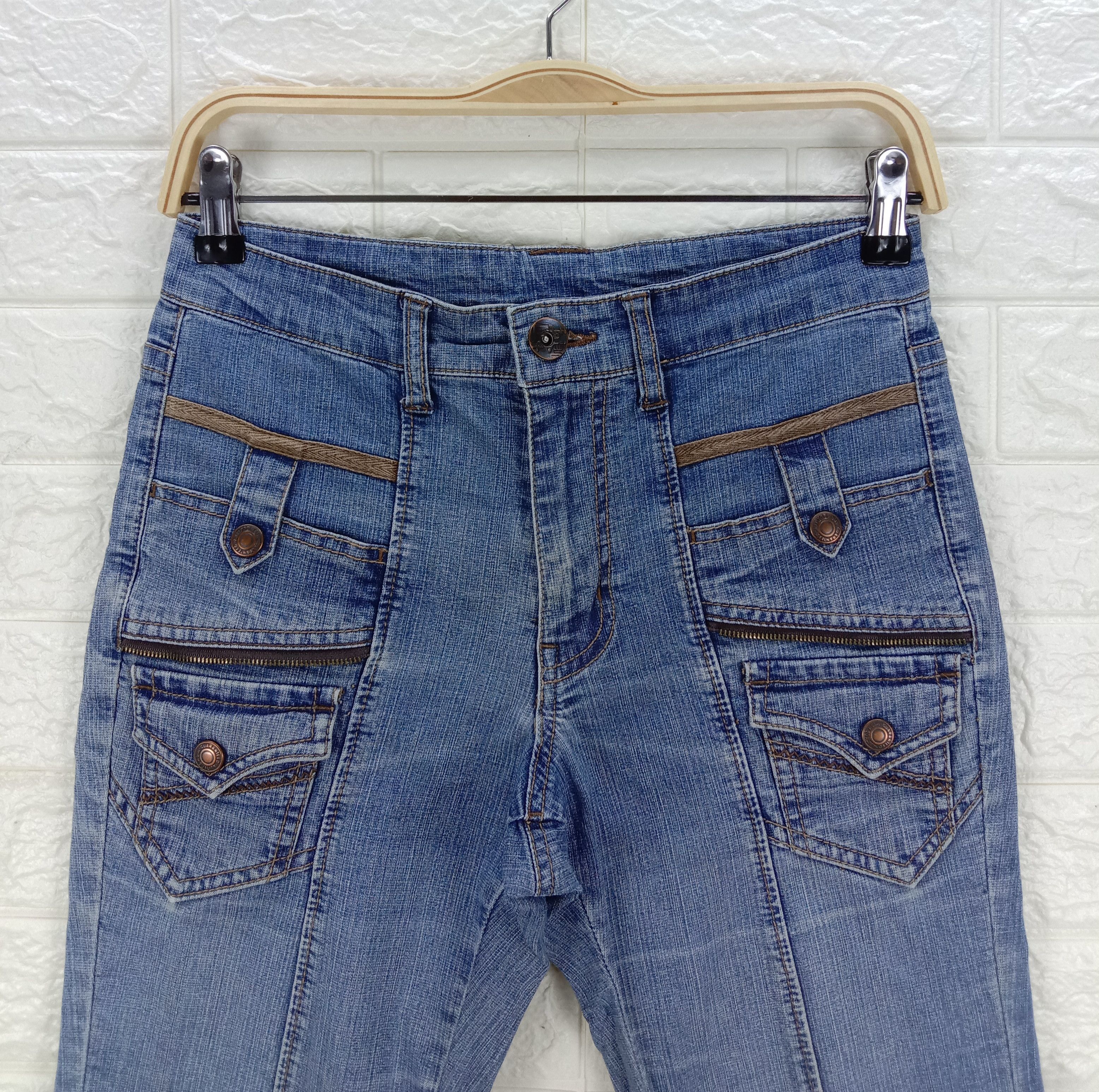 Japanese Brand Vintage Japanese Bush Flare Jeans Bell Bottom Denim Size 28" / US 6 / IT 42 - 2 Thumbnail