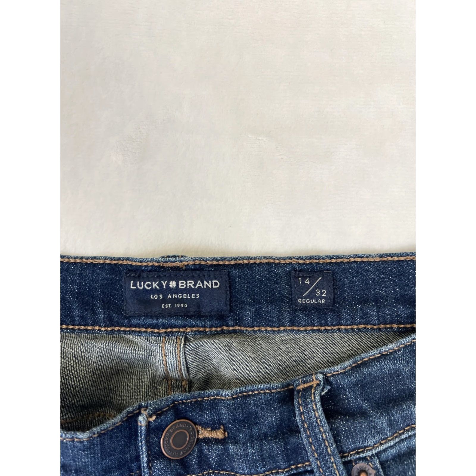 Lucky Brand Lucky Brand Sweet Boot Jeans Womens 14/32 Blue Medium Wash Bootcut Denim Size 36" / US 14 / IT 50 - 4 Thumbnail
