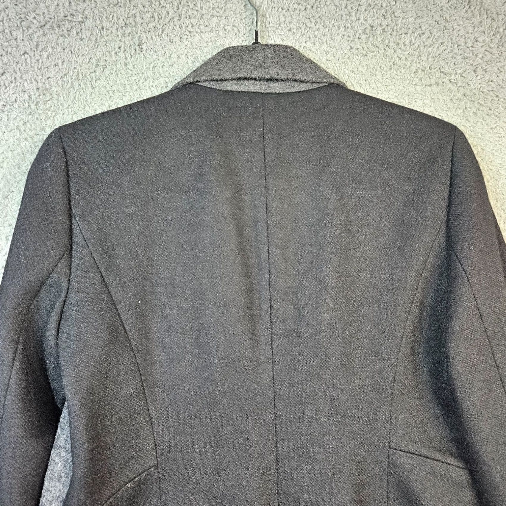 Ann Taylor Ann Taylor Women’s Blazer Two Tone Black Gray Open Front Size 4 Regular Jacket Size S / US 4 / IT 40 - 8 Thumbnail