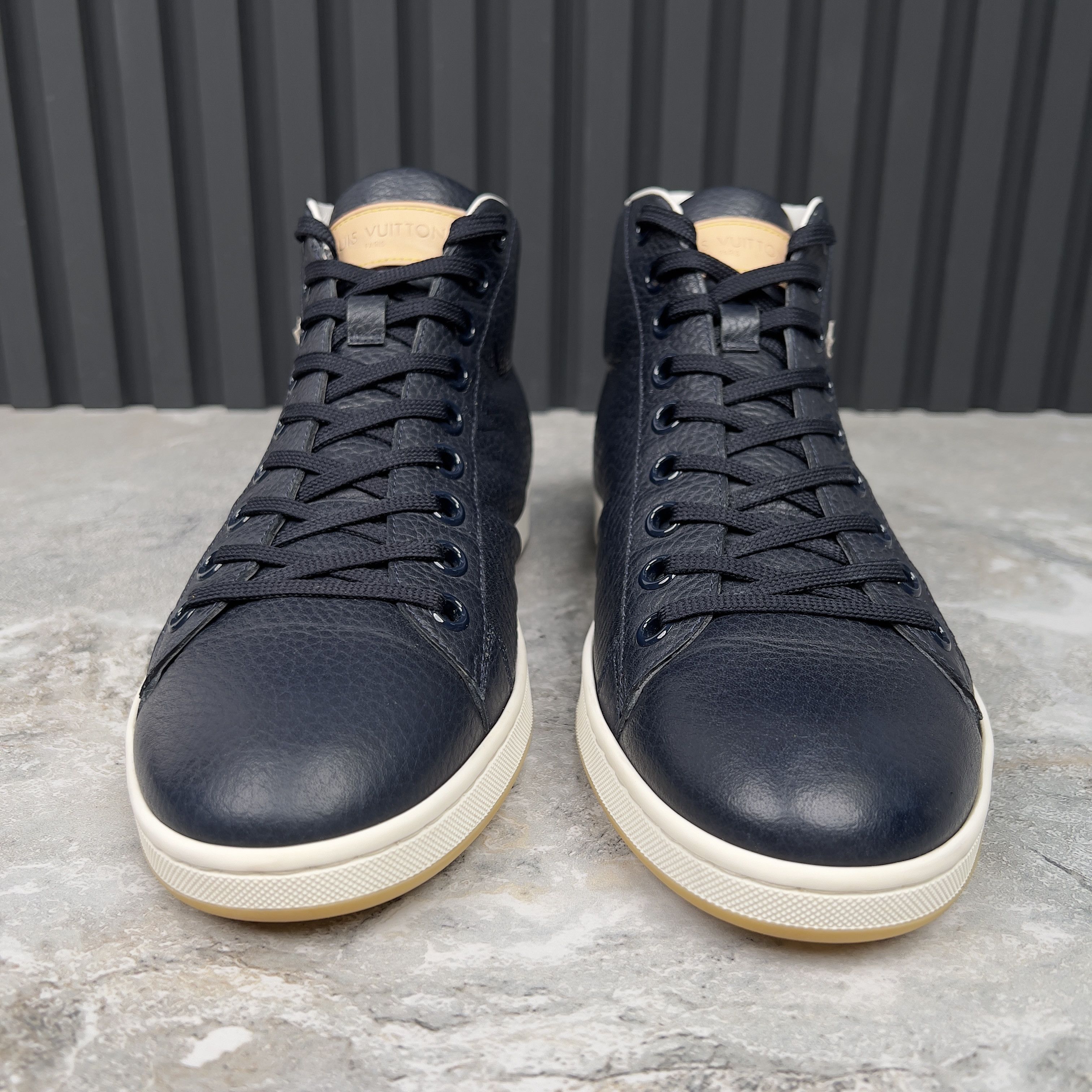 Louis Vuitton Louis Vuitton Surfside High Sneakers Graine Leather Size US 8.5 / EU 41-42 - 8 Thumbnail