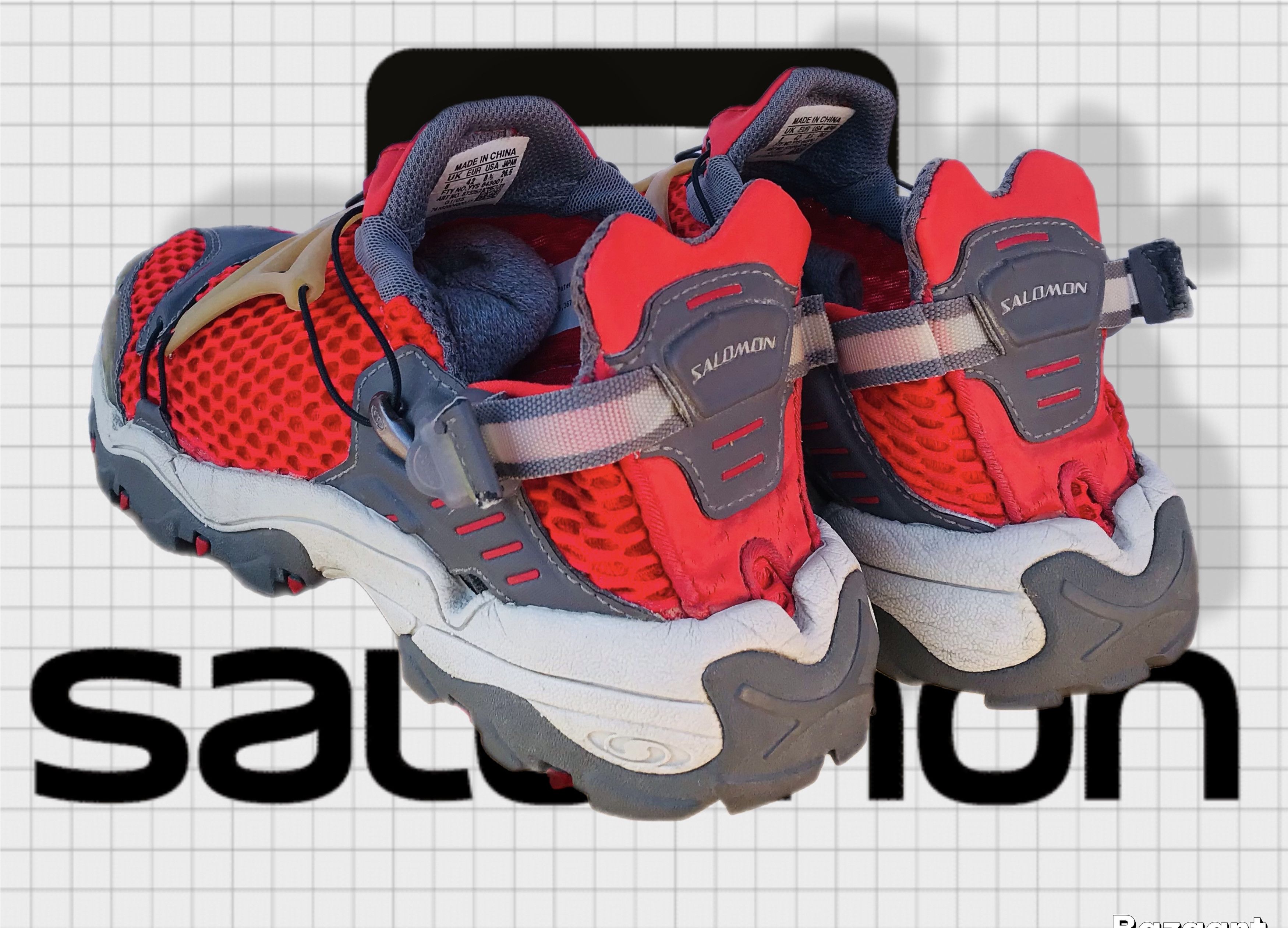 Salomon Salomon Techamphibian Sandals Hiking Vintage Water Shoes Y2K Size US 8.5 / EU 41-42 - 3 Thumbnail