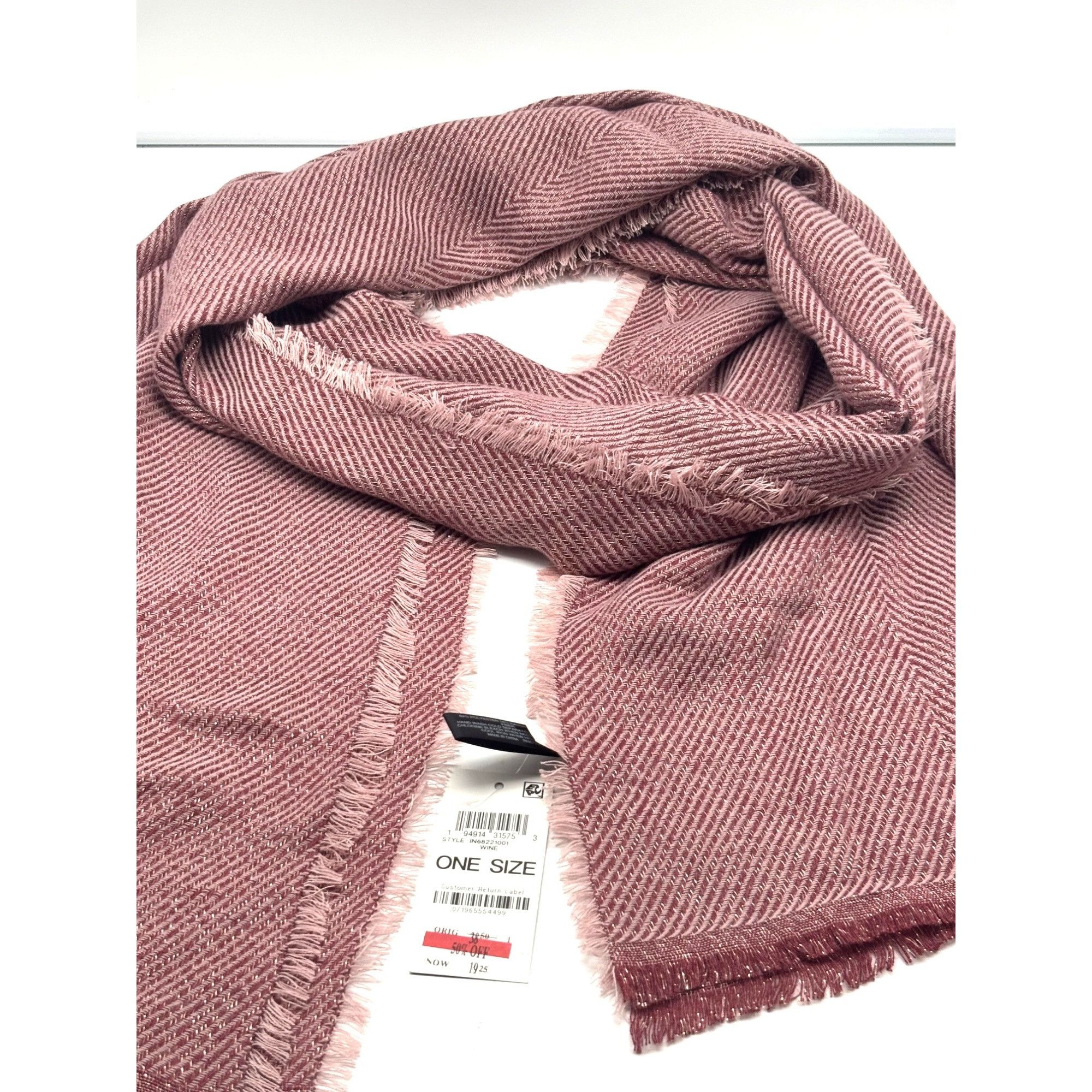 Other Inc International Concepts Two-Tone Shine Scarf / Wrap, Win Size ONE SIZE - 6 Thumbnail