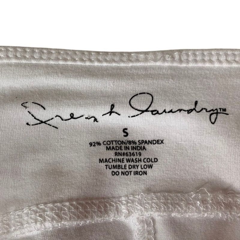Other French Laundry Women's Sz Small Leggings White Yoga Pants Size 24" / US 00 / IT 34 - 7 Thumbnail