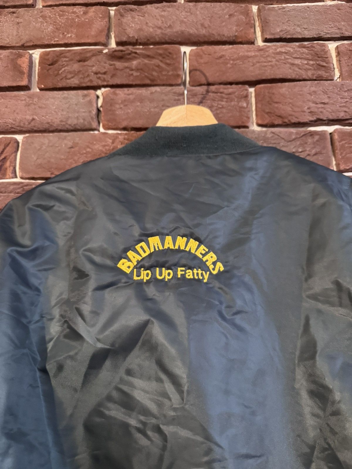 Vintage Bad Manners BAND Ma1 Flyer Black Vintage Bomber Jacket 4XL Size US XXL / EU 58 / 5 - 5 Thumbnail