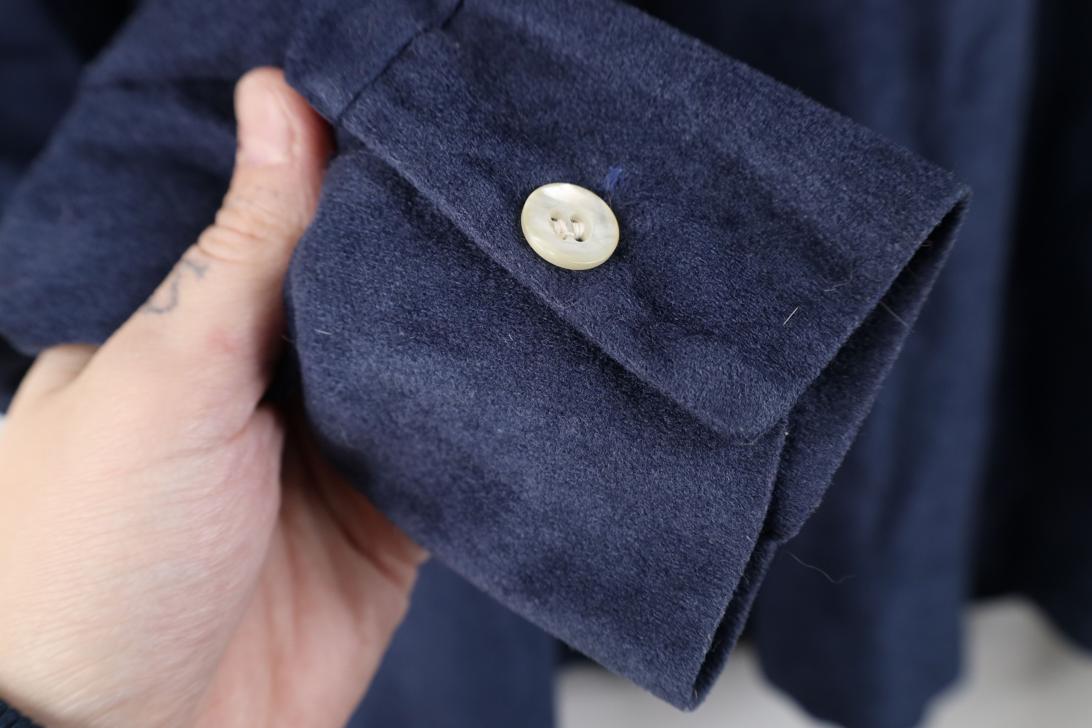 Other Vintage 70s Streetwear Collar Long Sleeve Polo Blue USA Size US M / EU 48-50 / 2 - 8 Thumbnail