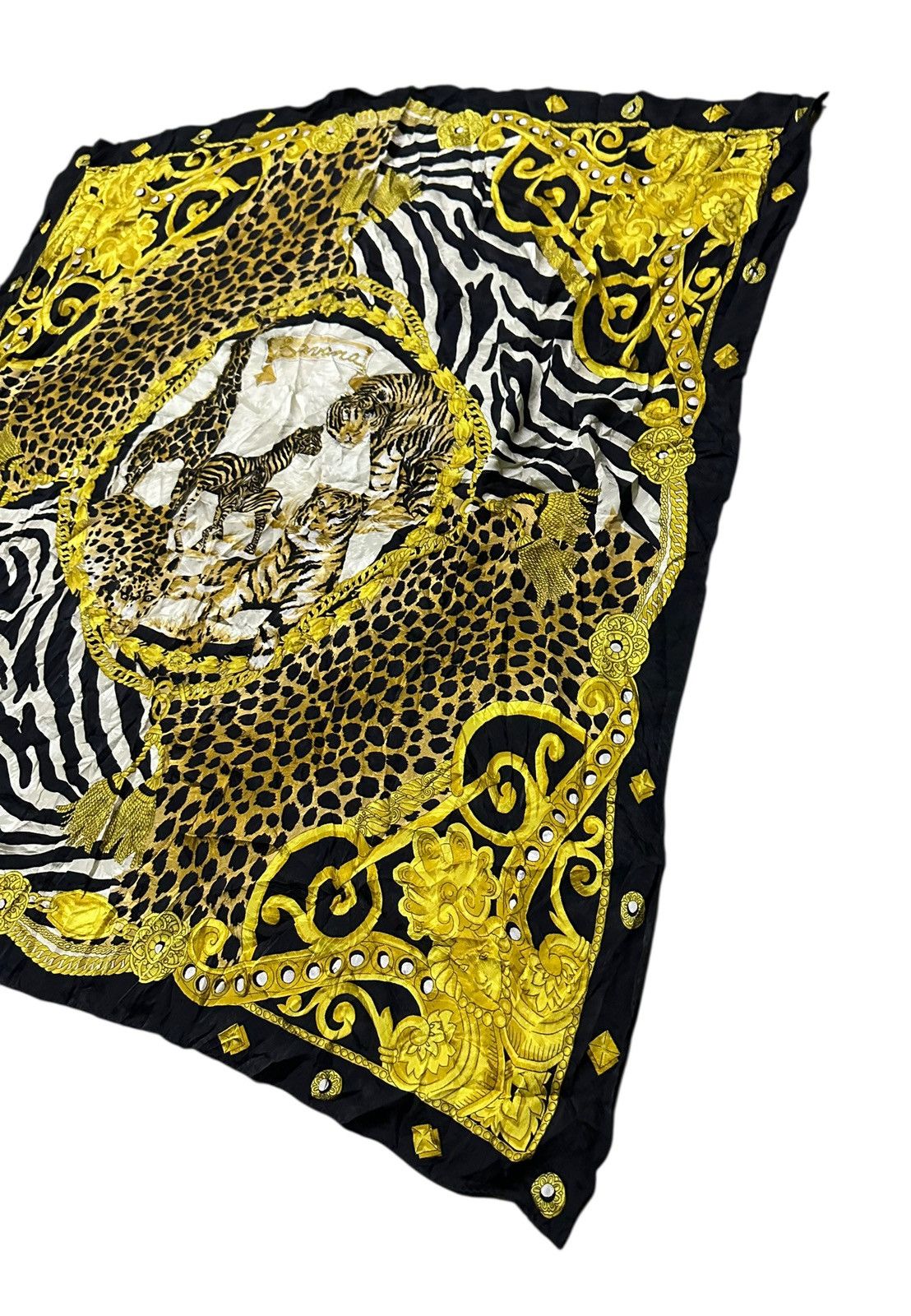 Designer Savana silk scarf Size ONE SIZE - 4 Thumbnail