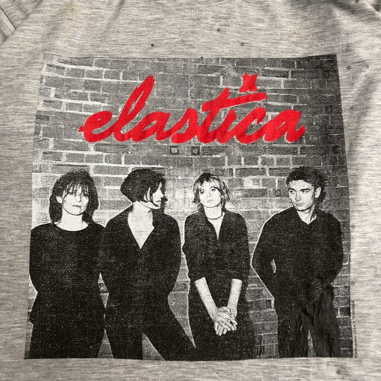 Band Tees Elastica Vintage 90s Britpop Longsleeve Band Tee Size US L / EU 52-54 / 3 - 2 Thumbnail