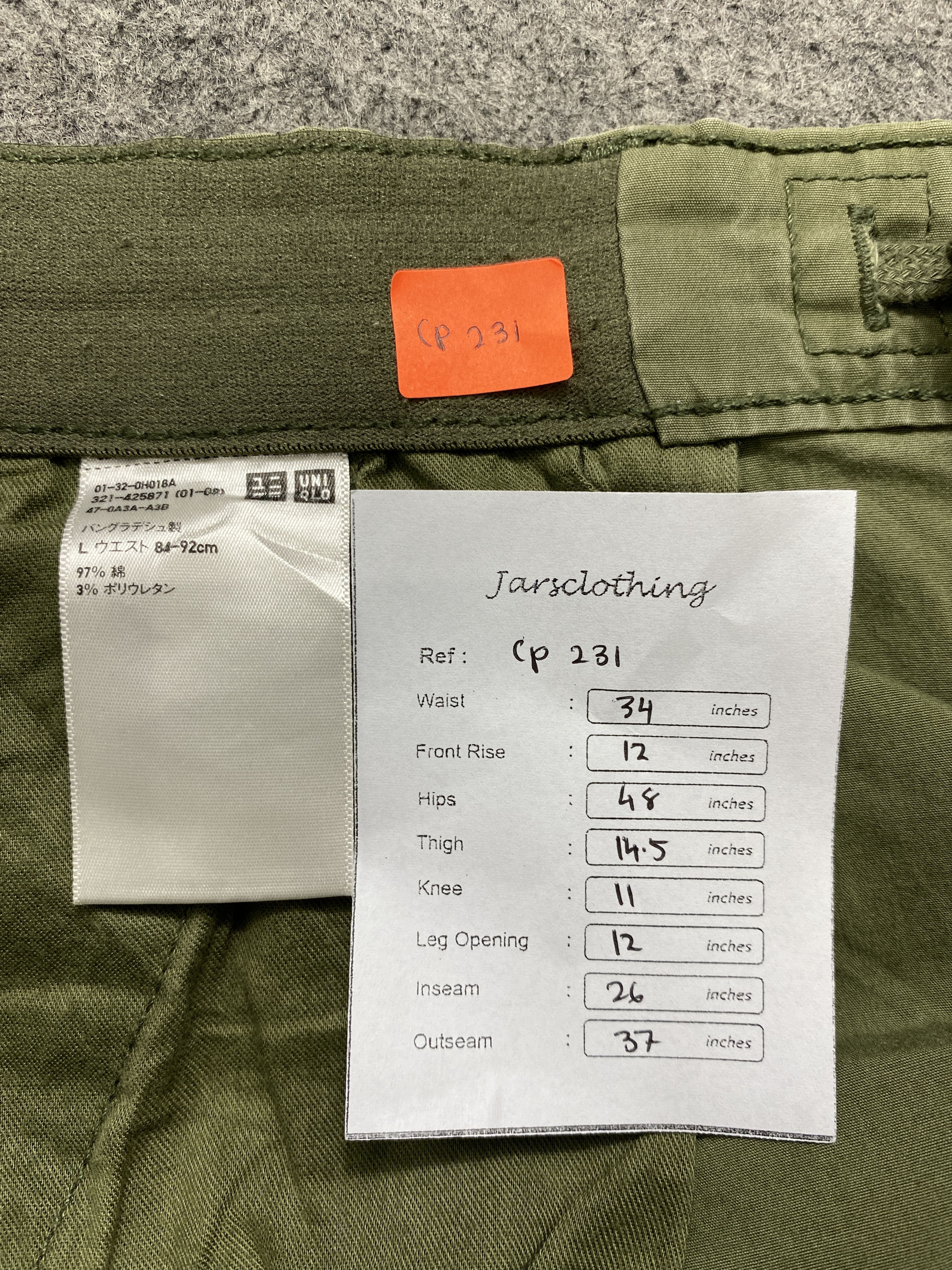 Japanese Brand Uniqlo Parachute Cargo Pants MultiPocket -CP231 Size US 34 / EU 50 - 9 Thumbnail