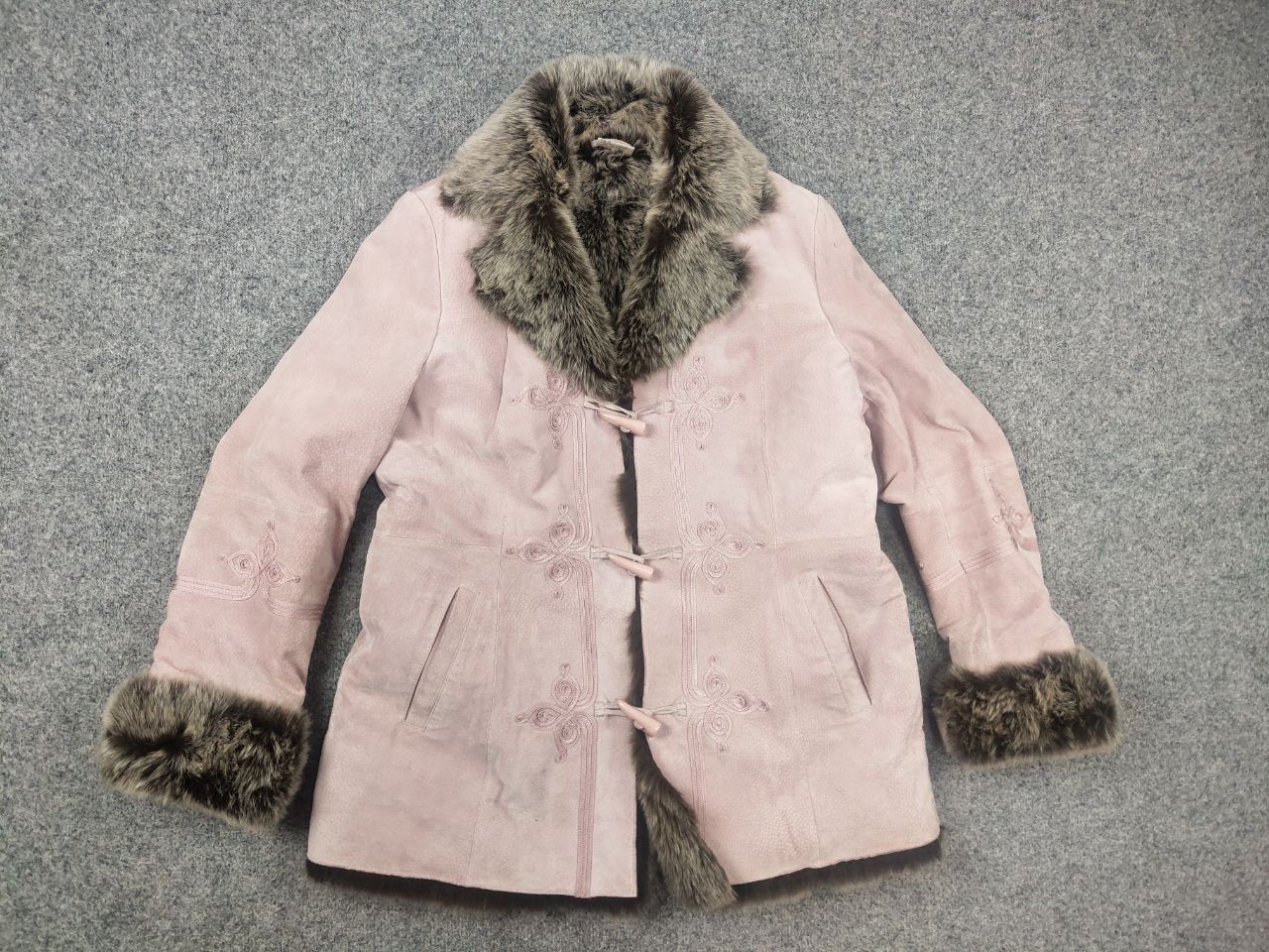 Hysteric Glamour Vintage Pink Hysteric Y2K leather sheepskin coat fur LGB Size XXL / US 16-18 / IT 52-54 - 2 Thumbnail