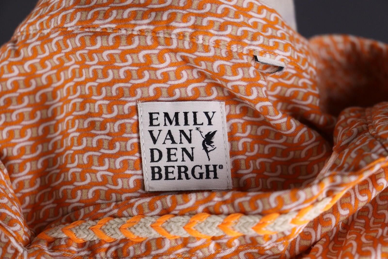 Designer Emily Van Den Bergh Orange All Over Top Shirt Size M Size M / US 6-8 / IT 42-44 - 10 Thumbnail