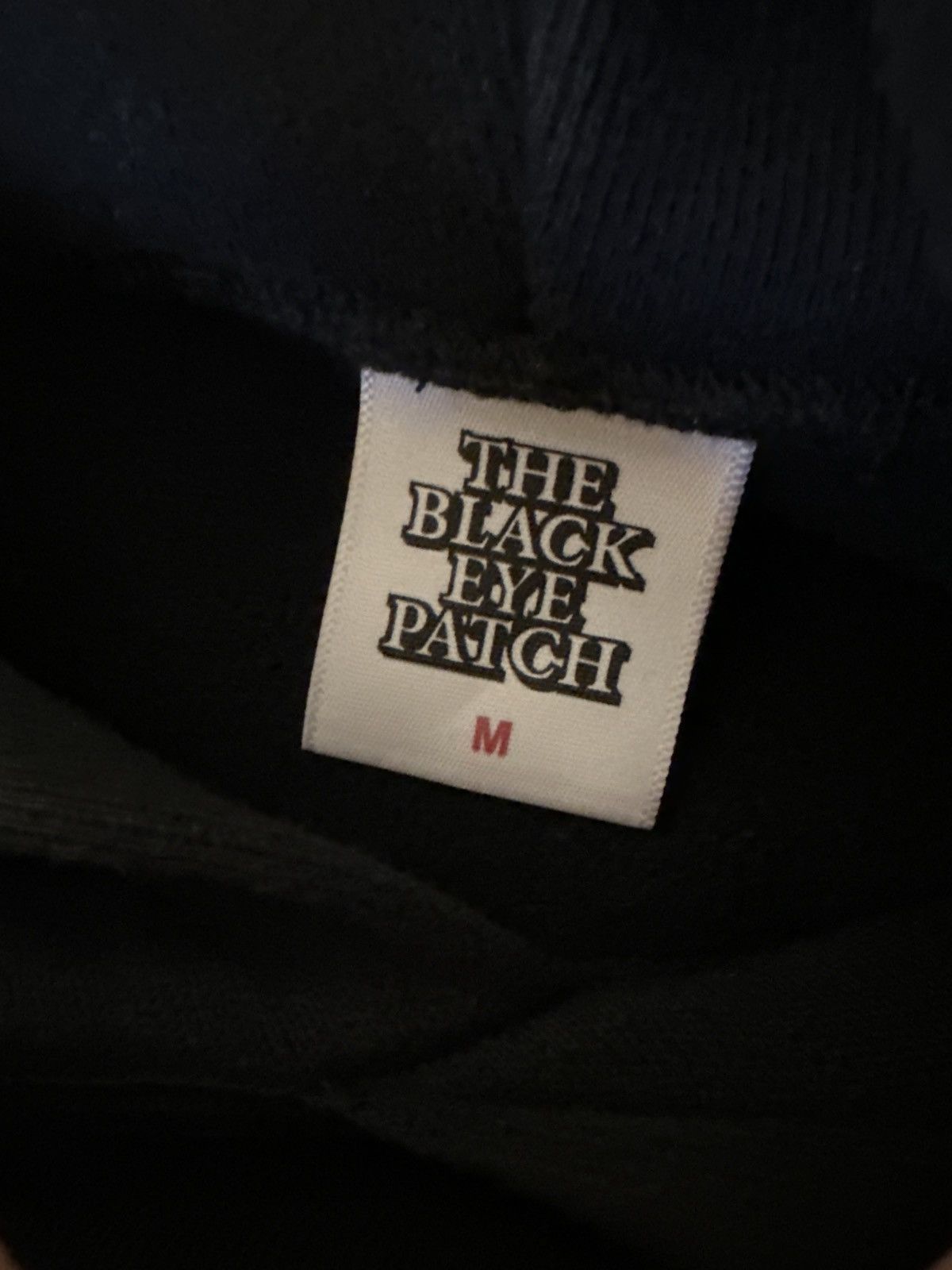 Black Eye Patch DOLLAR BILL OG LABEL HOODIE BLACK | Grailed