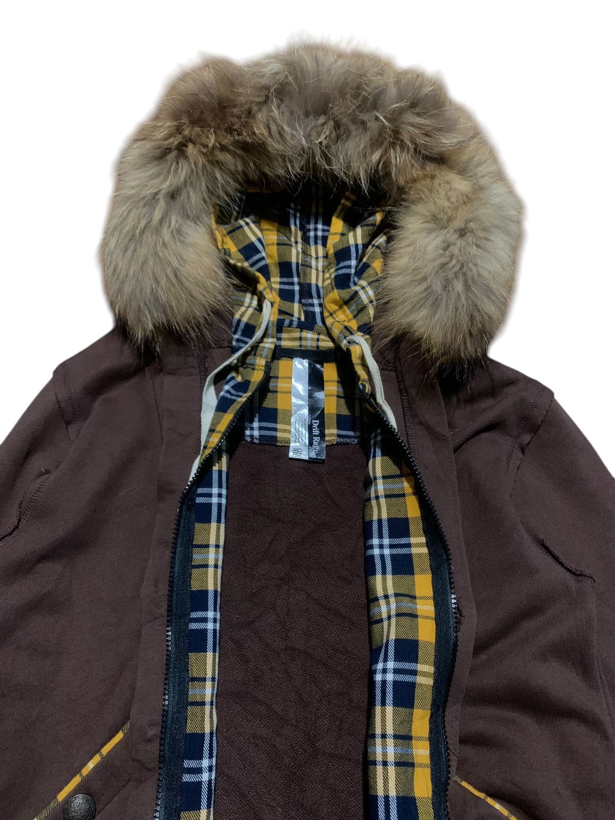 Japanese Brand × Vintage Y2k drift rage double layer fur hoodie removable Size US M / EU 48-50 / 2 - 3 Thumbnail