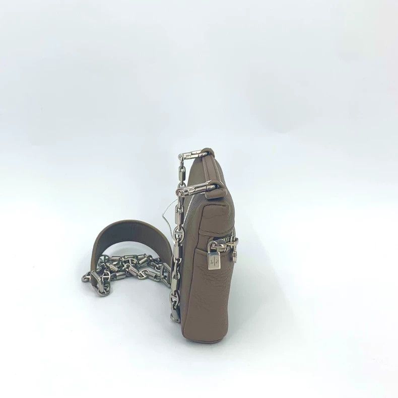 Loro Piana LORO PIANA size os Cafe brown double zipper open cowhide ch Size ONE SIZE - 3 Thumbnail