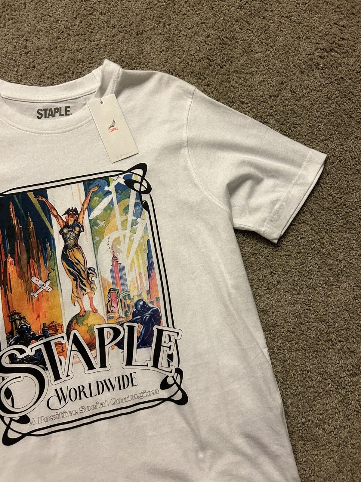 Staple Jeff Staple Staple Pigeon ‘Worldwide’ Tee Size Small Size US S / EU 44-46 / 1 - 5 Thumbnail