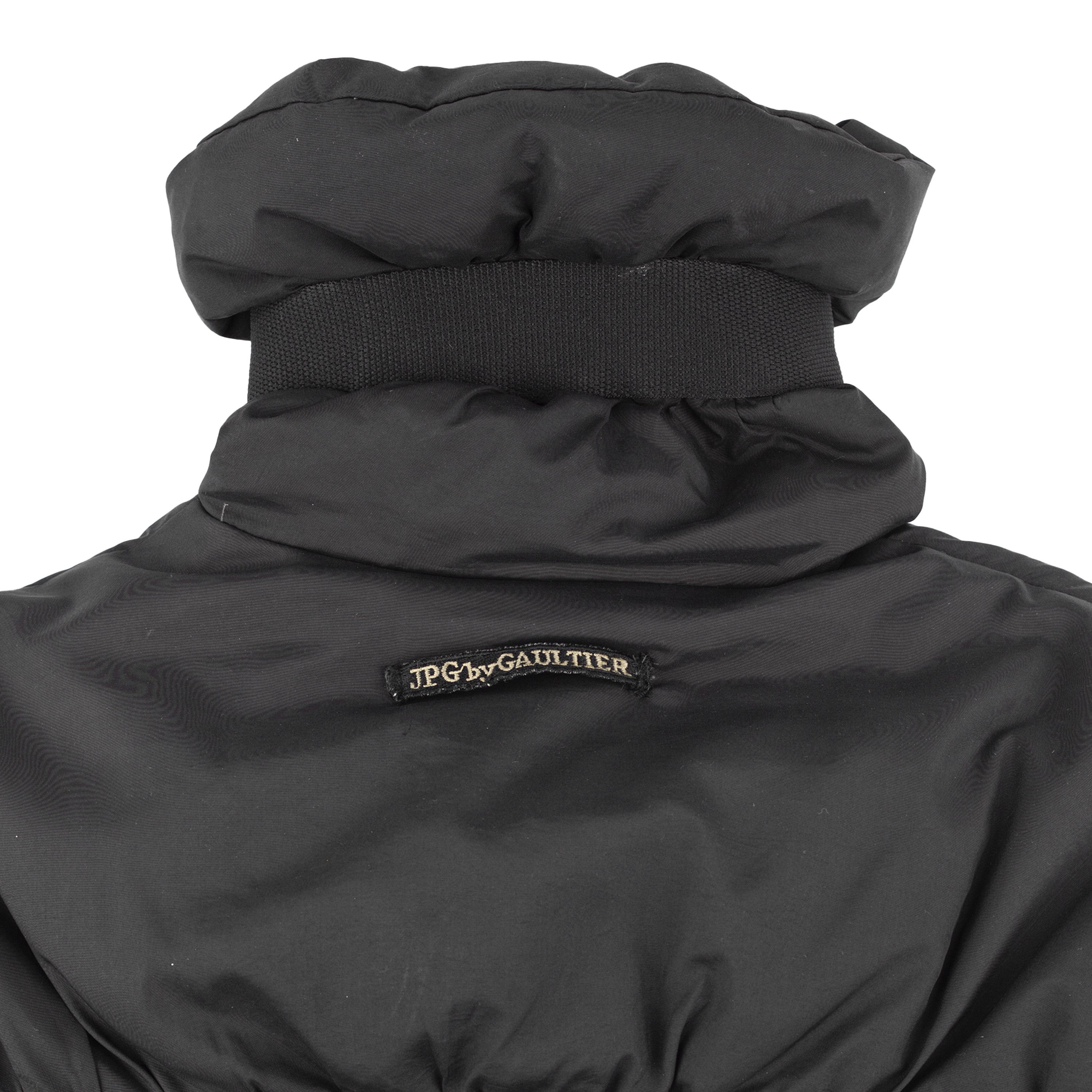 Jean Paul Gaultier Jean Paul Gaultier Black Bondage Belted Puffer Jacket (M) Size M / US 6-8 / IT 42-44 - 4 Thumbnail