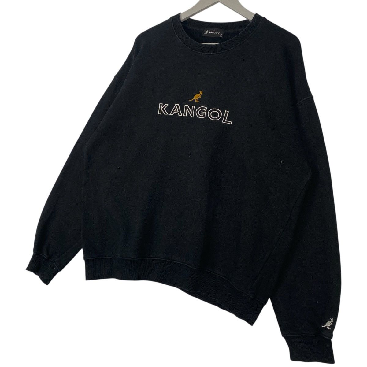 Other Vintage Kangol Sport Small Embroidered Sweatshirt Black Size US L / EU 52-54 / 3 - 2 Thumbnail