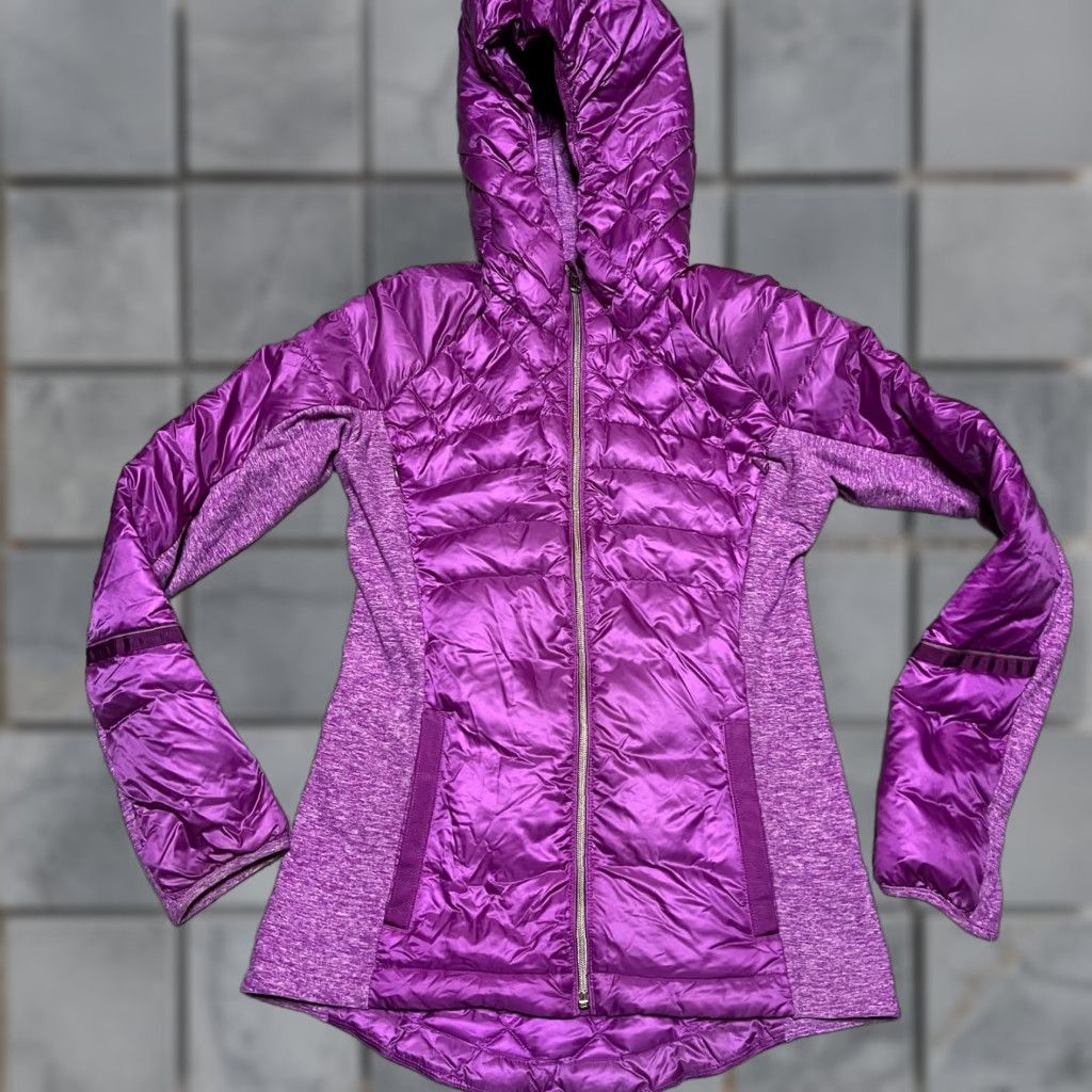 Lululemon Lululemon Down Filled Down For A Run Jacket Women's Size 6 Athletic Packable Jacket Regular Women Purple Puffer 6 Womens Size M / US 6-8 / IT 42-44 - 1 Thumbnail