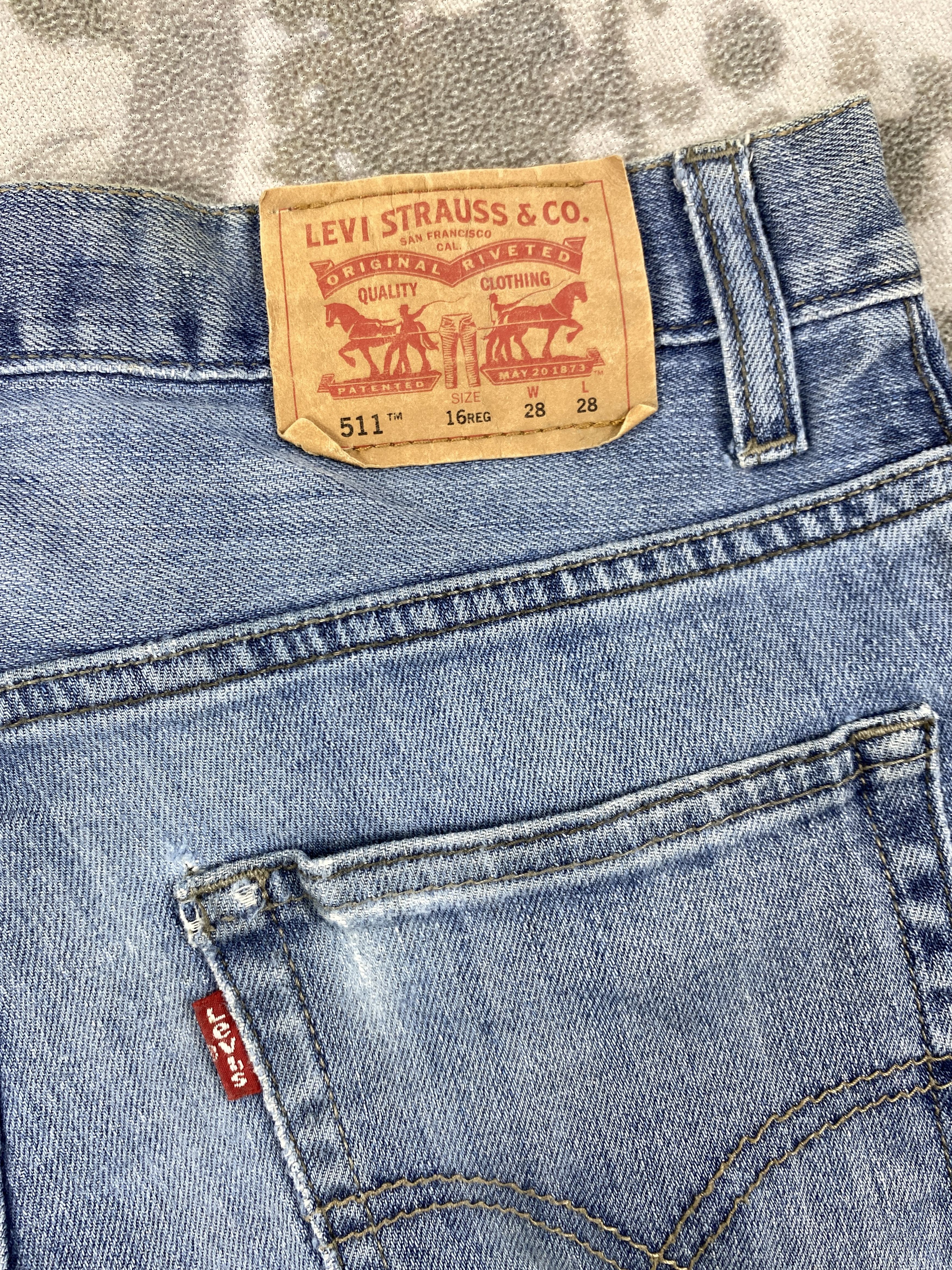 Levi's Light Wash Levi's 511 Jeans 28x28 Denim -SJ162 Size US 28 / EU 44 - 12 Thumbnail