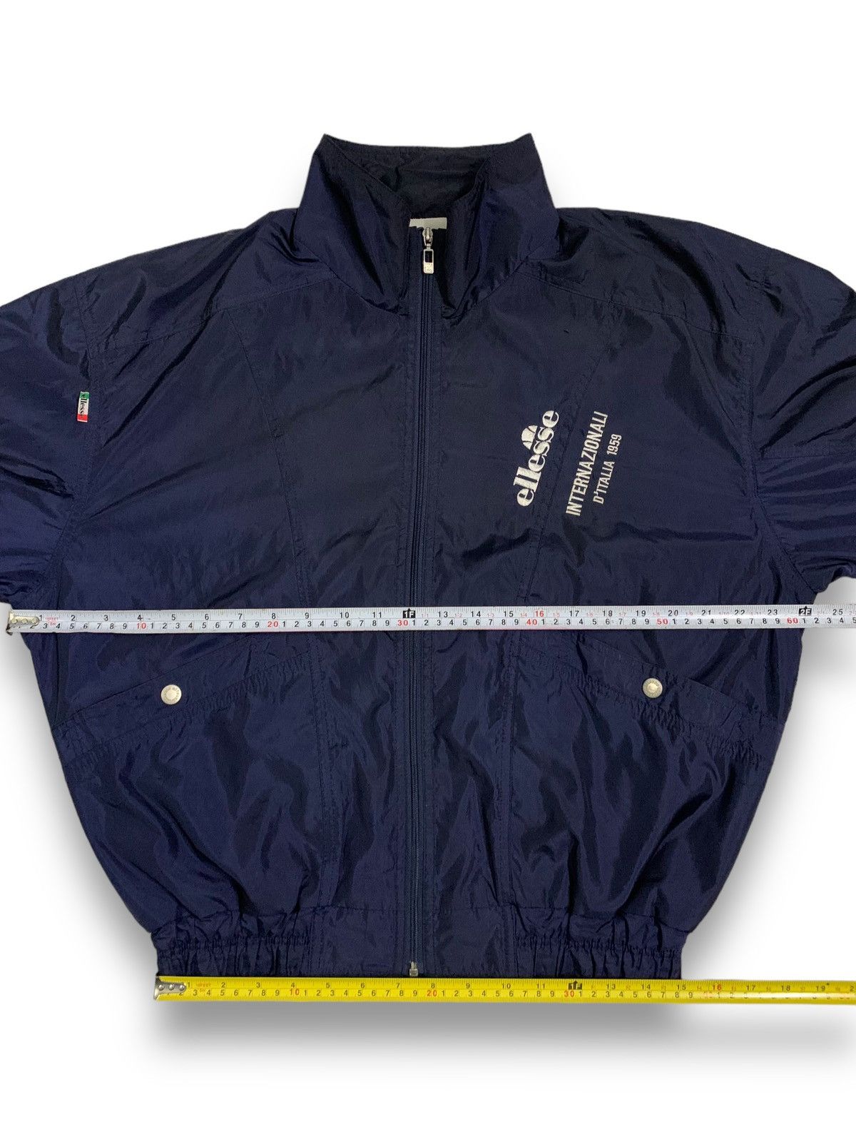 Ellesse Vintage Ellesse D’ Italia Embroidered Bomber Jacket Size US L / EU 52-54 / 3 - 16 Thumbnail