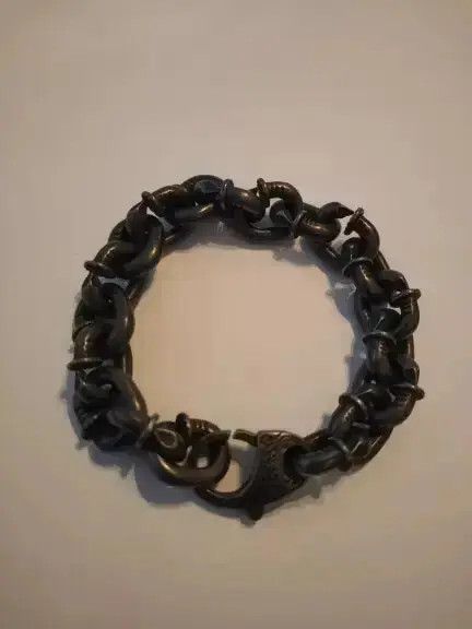 Jewelry × Other Vintage Stainless Steel Link Chain Bracelet For Men Size ONE SIZE - 2 Thumbnail