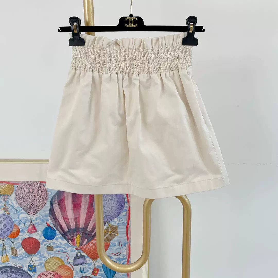 Hermes Hermes Beige Skirt Size 34 Size US 34 / EU 50 - 1 Thumbnail