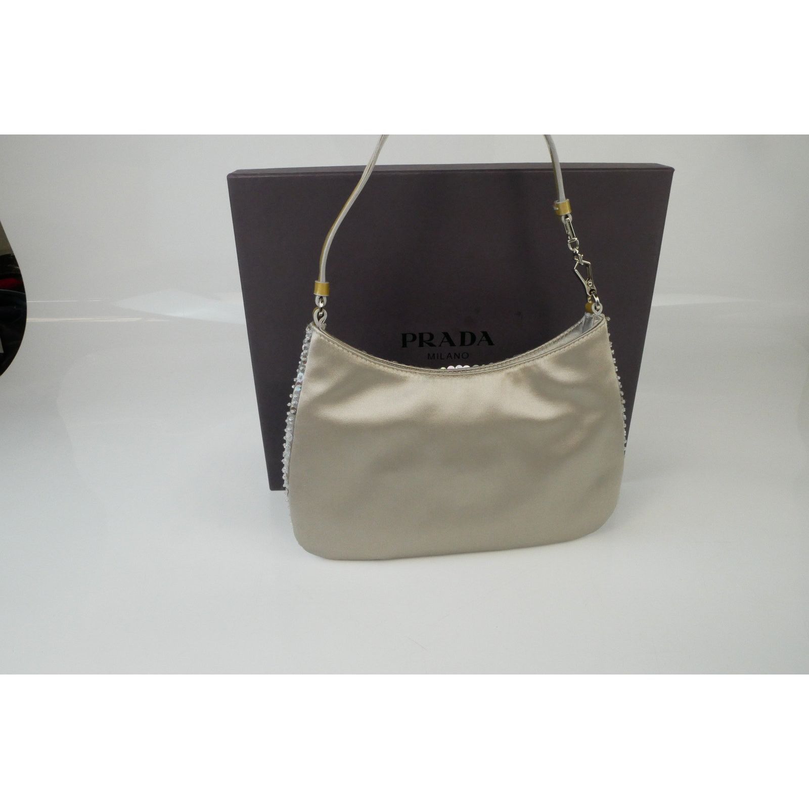 Prada Cleo Glitter Handbag Size ONE SIZE - 3 Thumbnail