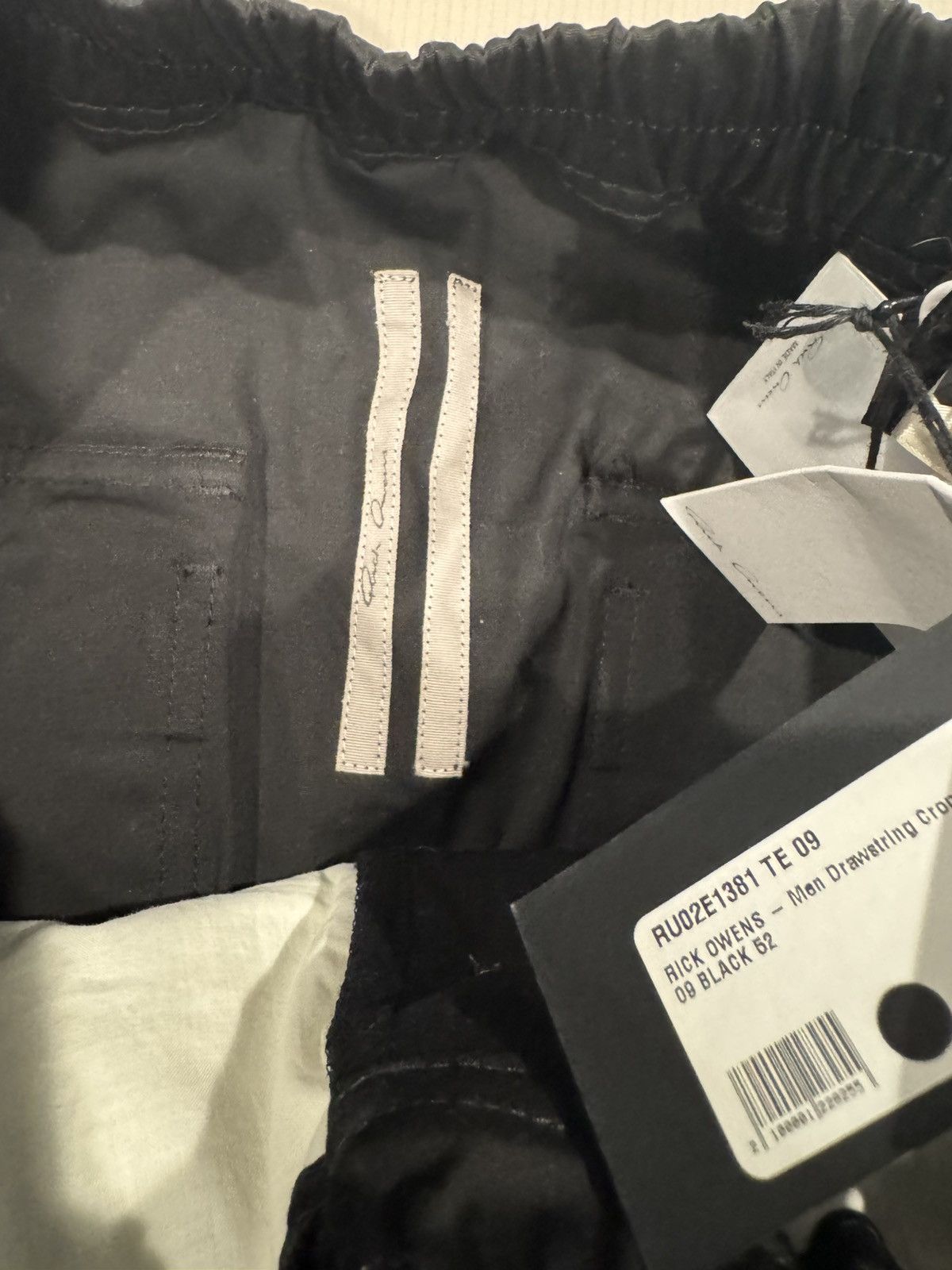 Rick Owens RICK OWENS Black Concordians Forever Cropped Trousers Size US 36 / EU 52 - 4 Thumbnail