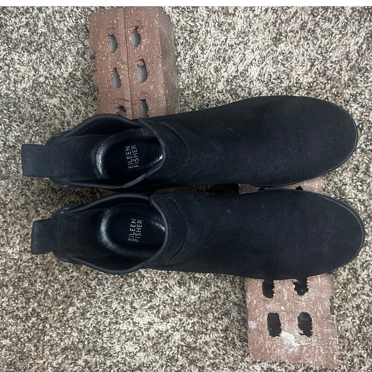 Eileen Fisher Eileen Fisher Waterproof Wedge Chelsea Booties Black 9 Size US 9 / IT 39 - 7 Thumbnail