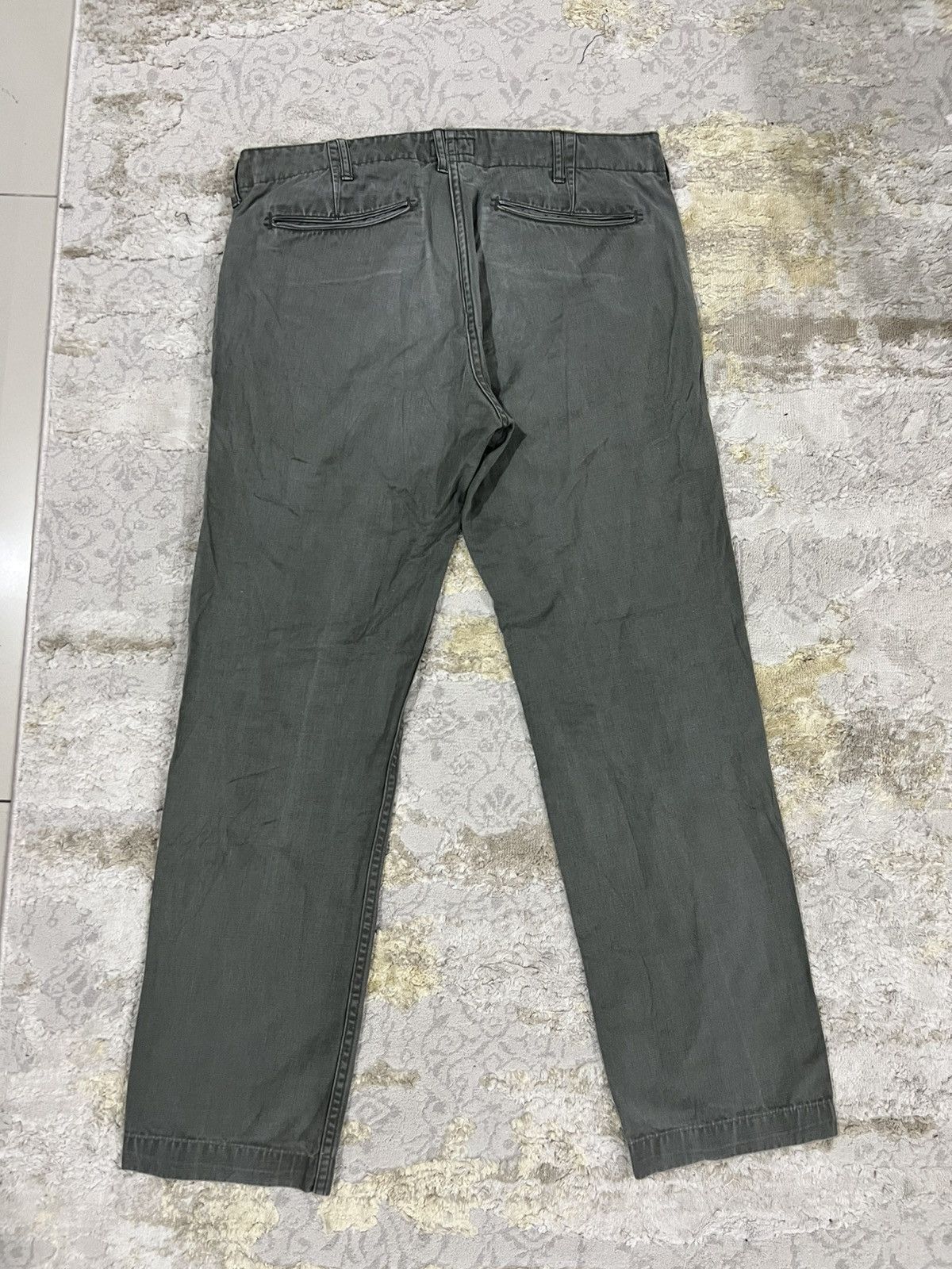 Stevenson Overall Co. Olive Green Military Officer Khakis Chinos Pants Stevenson Size US 32 / EU 48 - 4 Thumbnail