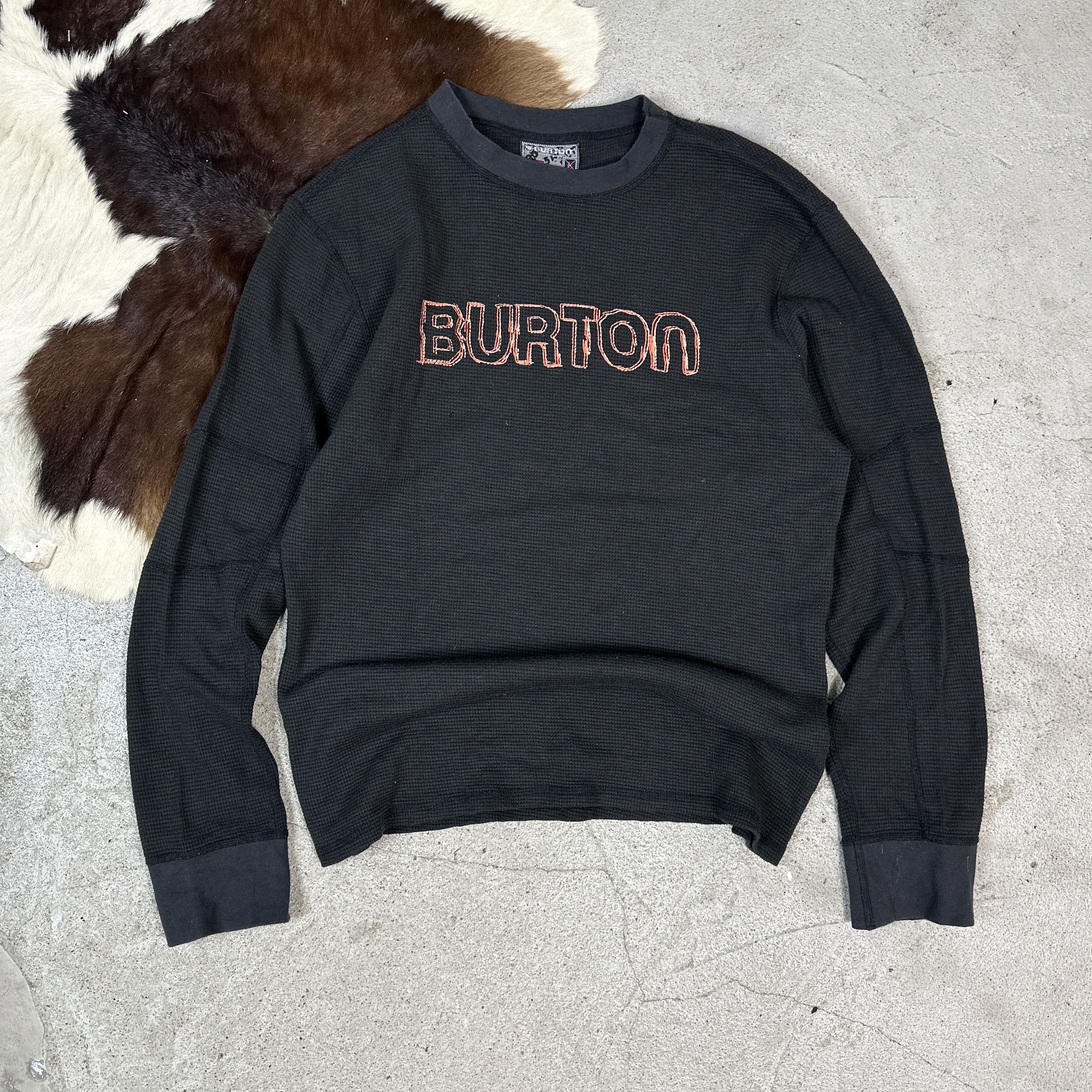 Burton × Vintage Longsleeve Vintage Waffle Burton Size US L / EU 52-54 / 3 - 2 Thumbnail