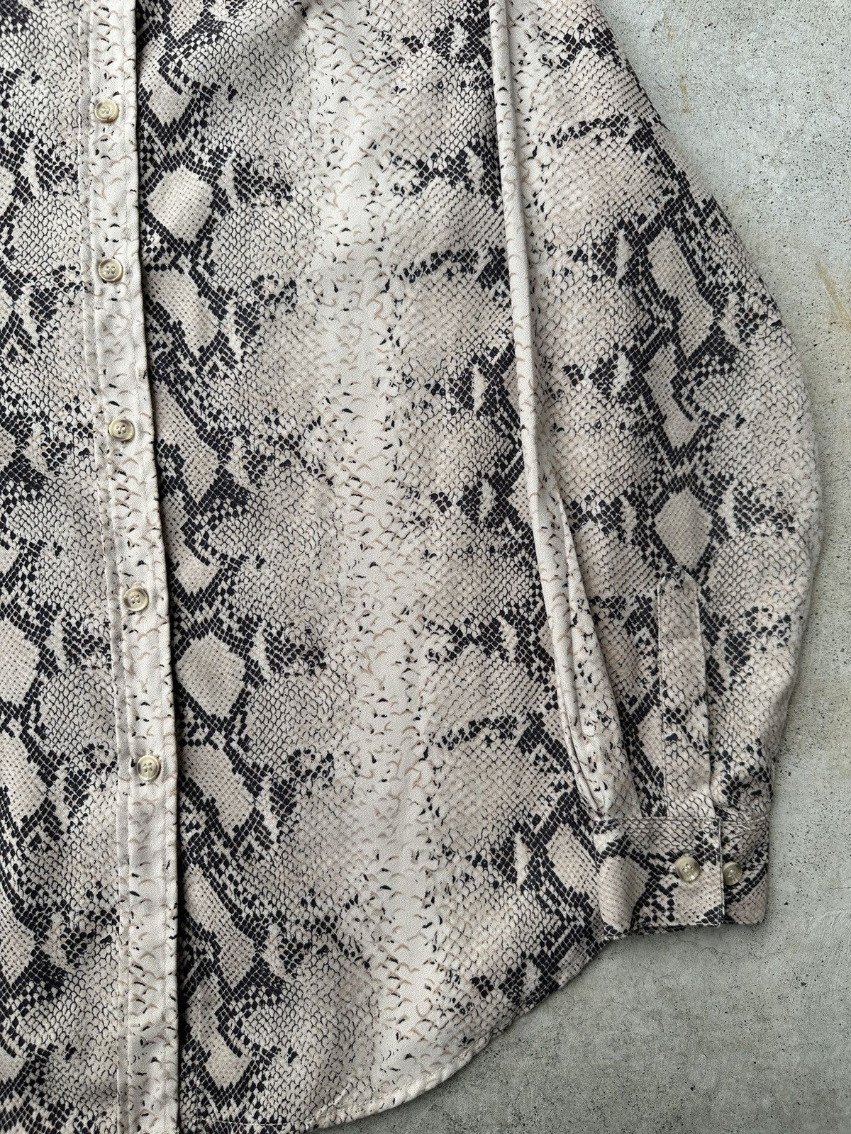 Vintage Billblass Jeans Python Snakeskin Y2K dress shirt demna Size US L / EU 52-54 / 3 - 4 Thumbnail