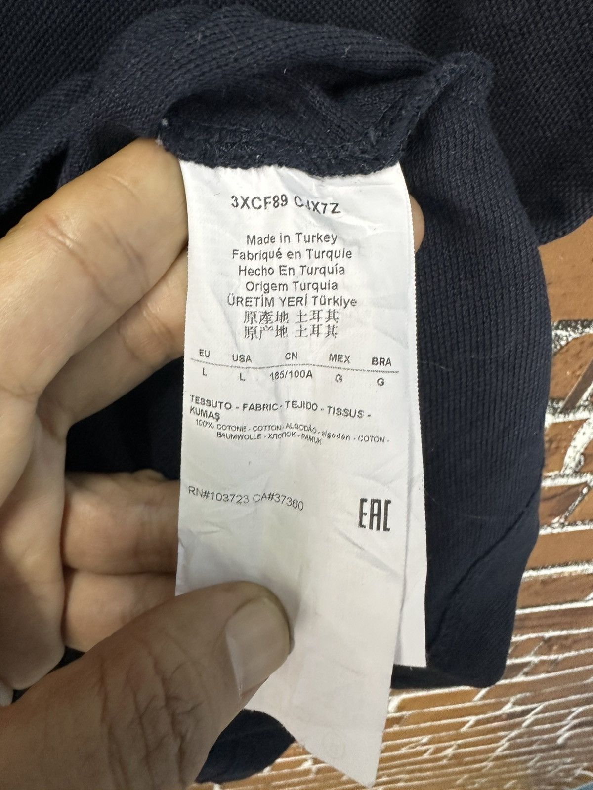 Armani Collezioni Armani Collezioni Slim Fit Polo Tee A1025 Size US M / EU 48-50 / 2 - 9 Thumbnail