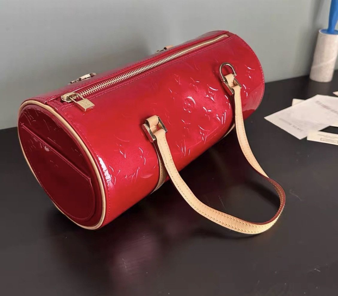 Louis Vuitton Louis Vuitton (LV) Papillon Large Vegetable Tanned Patent L Size ONE SIZE - 1 Thumbnail