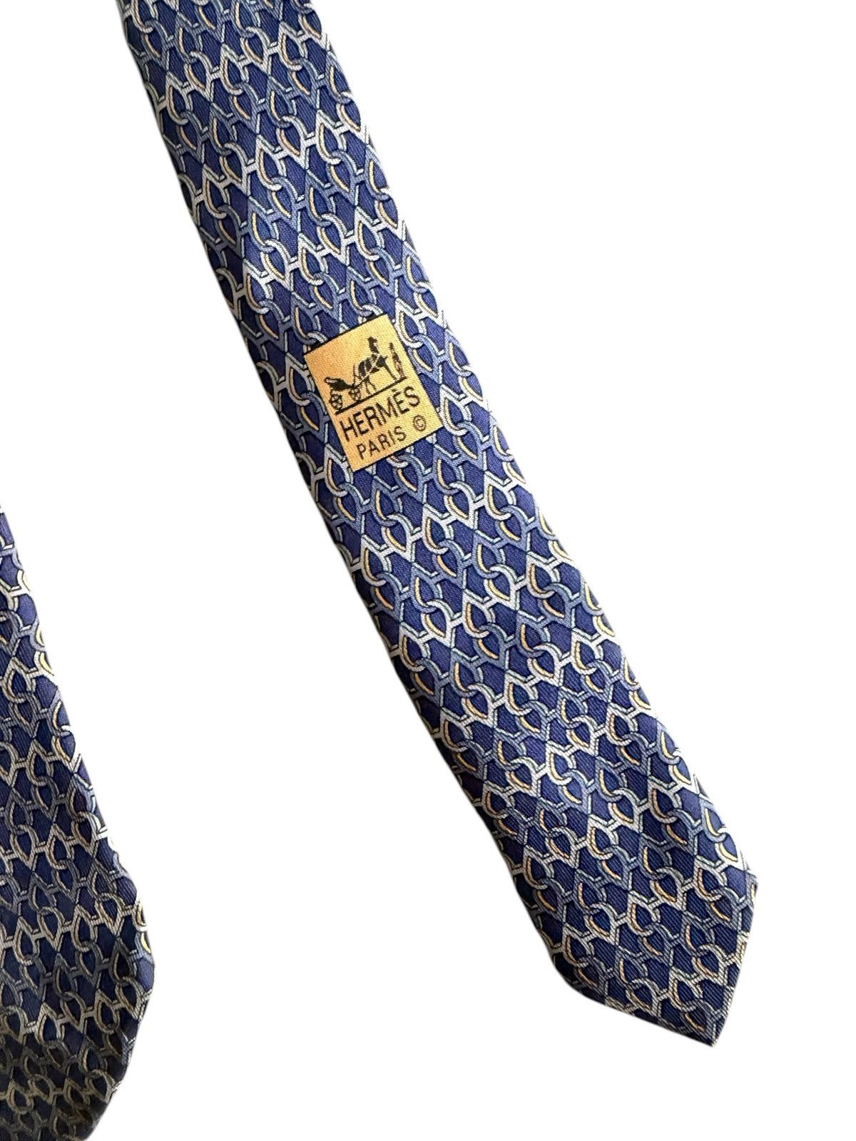Hermes Hermes Silk Tie Size ONE SIZE - 3 Thumbnail