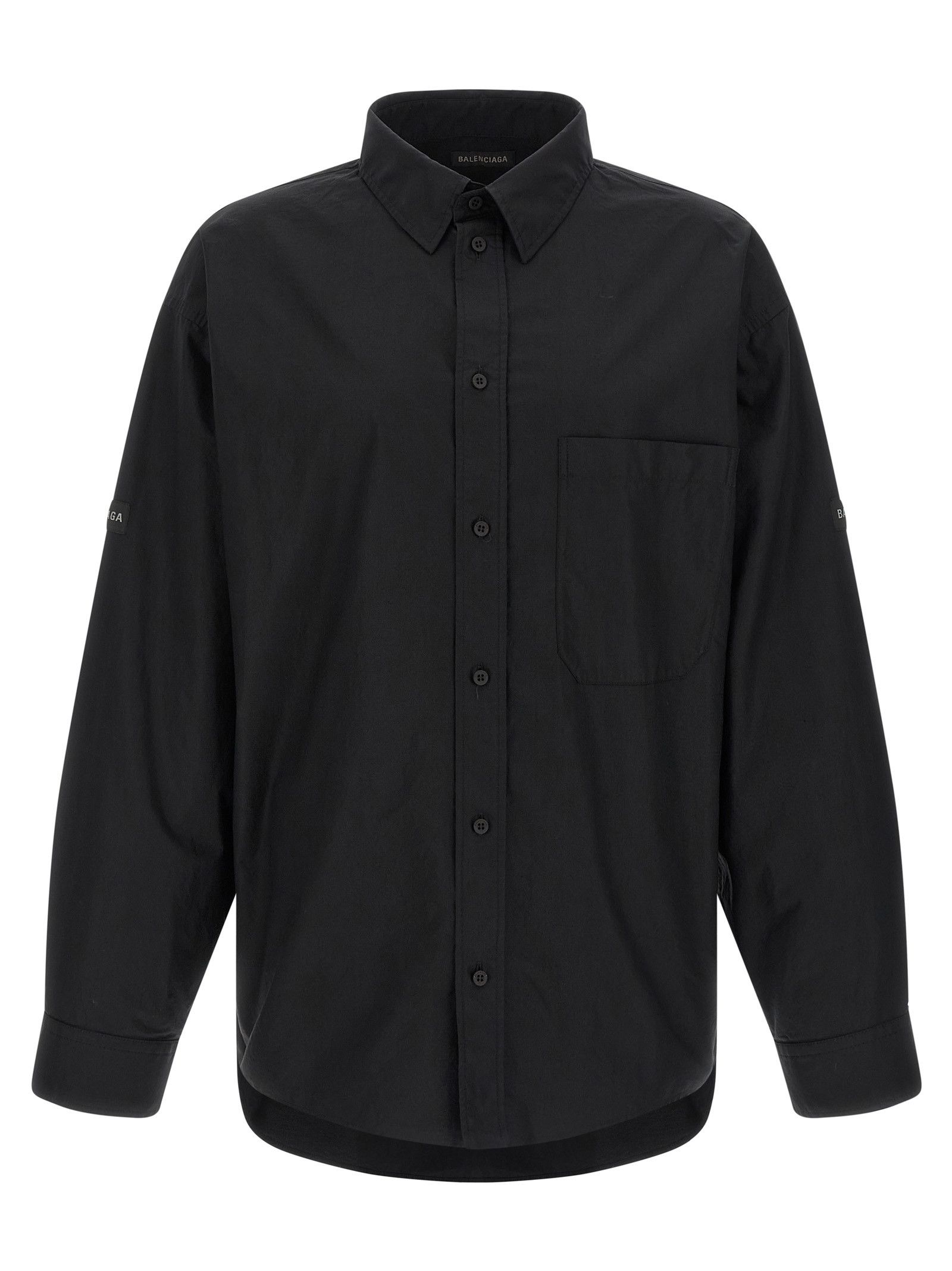 Balenciaga Logo Patch Shirt Size US M / EU 48-50 / 2 - 1 Thumbnail