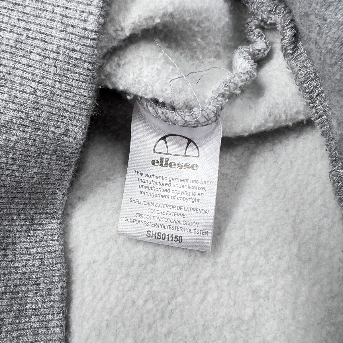 Ellesse Ellesse Hoodie Sweatshirt Grey Logo Sweater Pullover Y2K Size US M / EU 48-50 / 2 - 9 Thumbnail