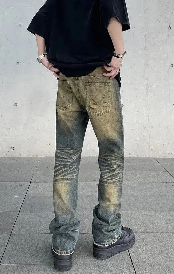 Japanese Brand Y2K Flared Baggy Jeans Men Size US 30 / EU 46 - 5 Thumbnail