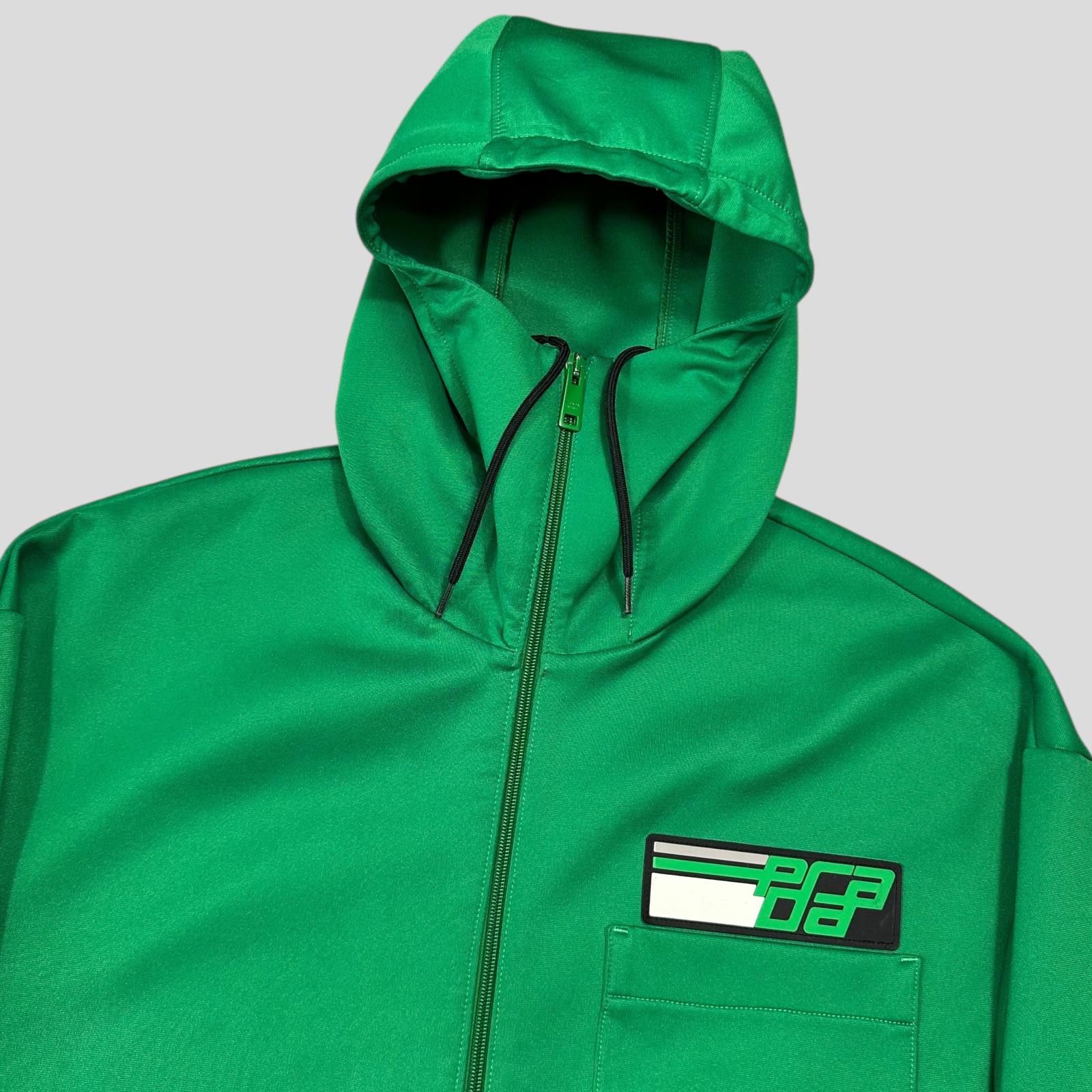 Prada Prada 2018 Rubber Race Logo Technical Parka Jacket - XS (M) Size US M / EU 48-50 / 2 - 2 Thumbnail