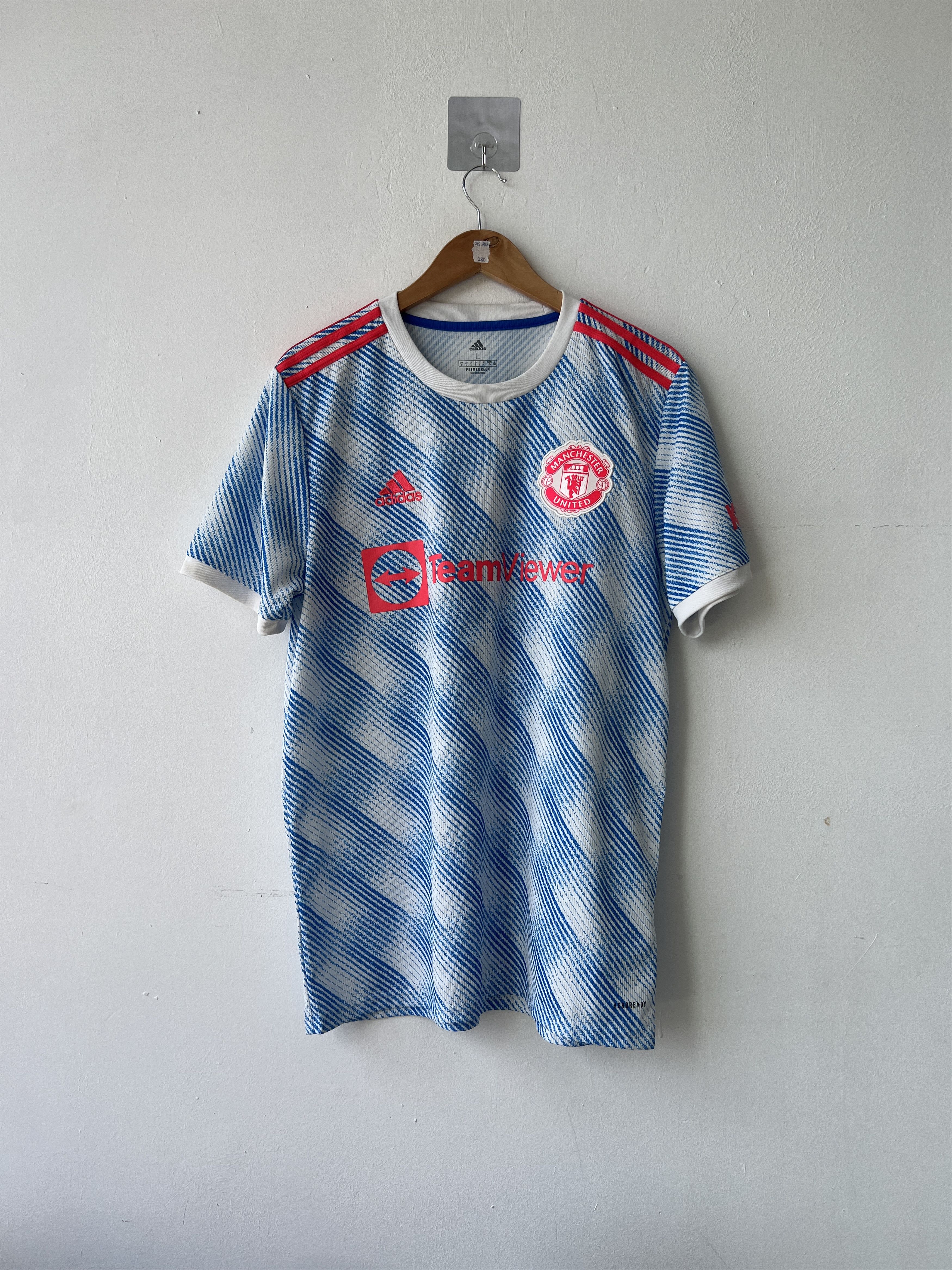 Adidas (L) Manchester United 2021-22 Away Kit Ronaldo #7 Size US L / EU 52-54 / 3 - 2 Thumbnail
