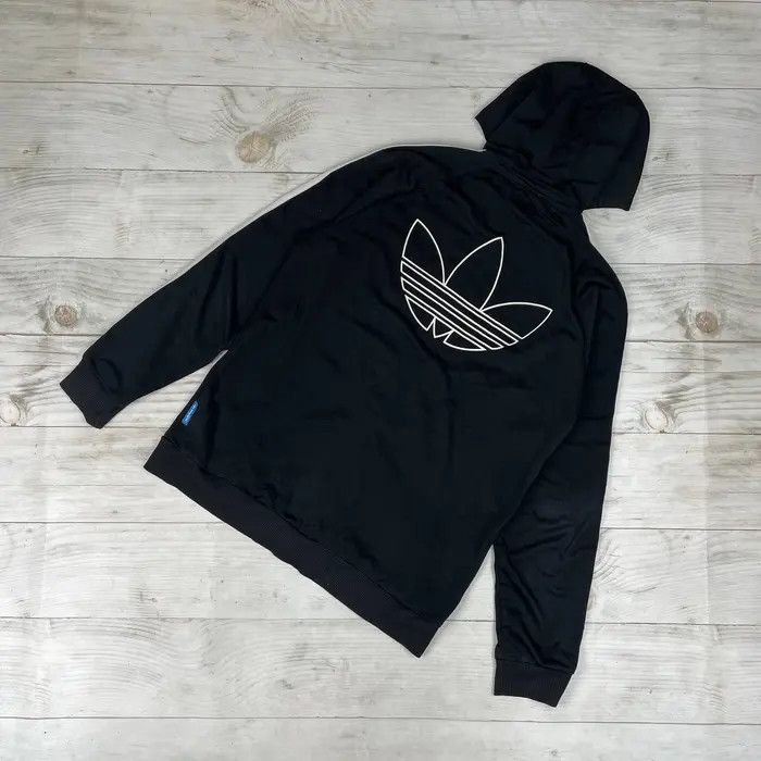 Adidas Vintage Adidas Track Jacket Hooded Y2K Balenciaga Style 00s Size US M / EU 48-50 / 2 - 2 Thumbnail
