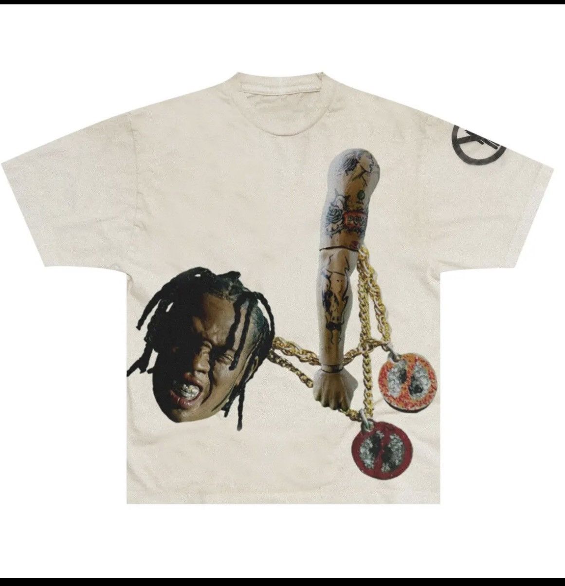 Travis Scott Travis Scott Rodeo 10 Years Chain Tee Size US XXL / EU 58 / 5 - 5 Thumbnail